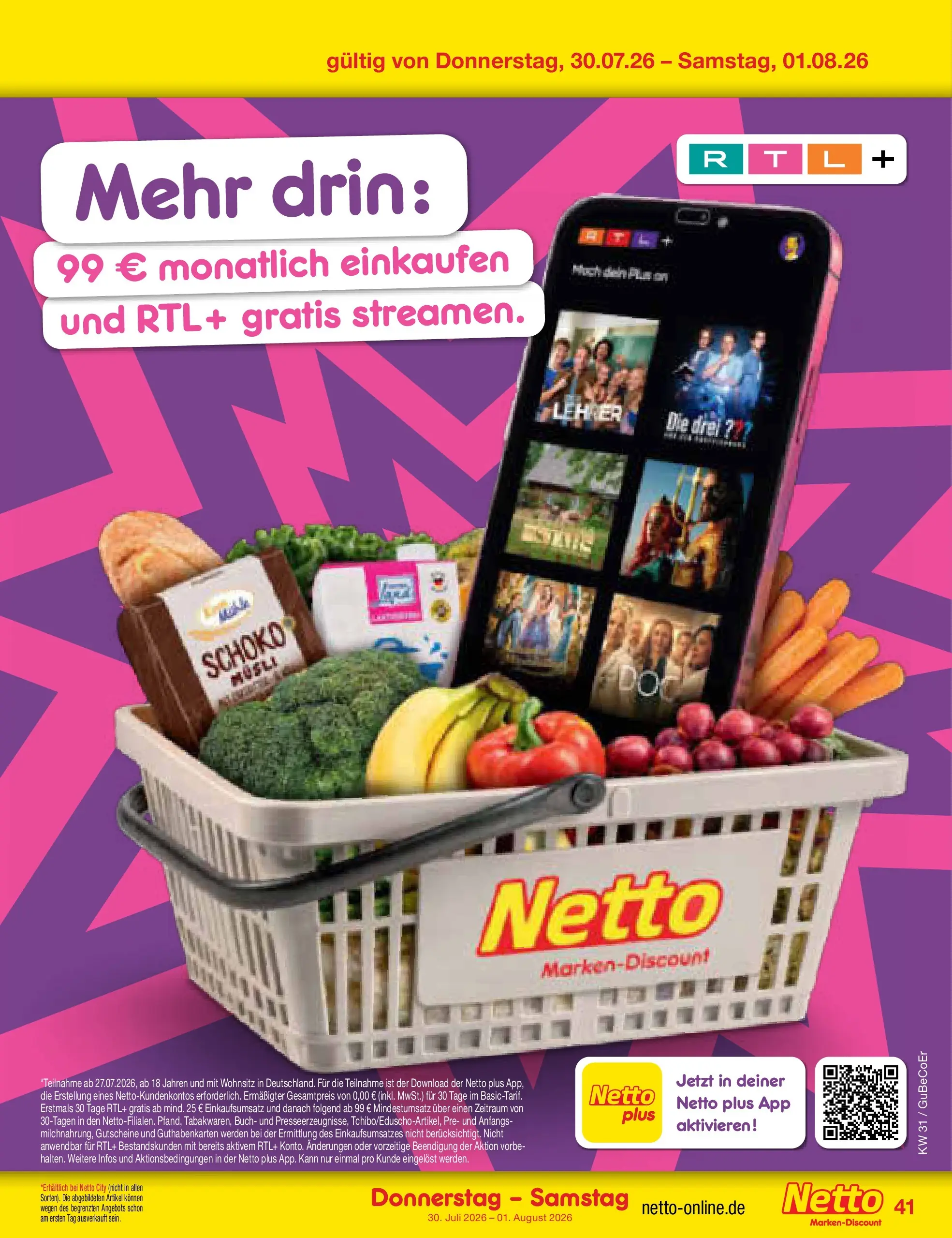 Netto Marken-Discount Prospekt Berlin-Prenzlauer Berg (ab 27.07.2026) ยป Angebote | Seite: 60 | Produkte: Musli Netto Marken-Discount Prospekt Berlin-Prenzlauer Berg (ab 27.07.2026) ยป Angebote | Seite: 60 | Produkte: Musli