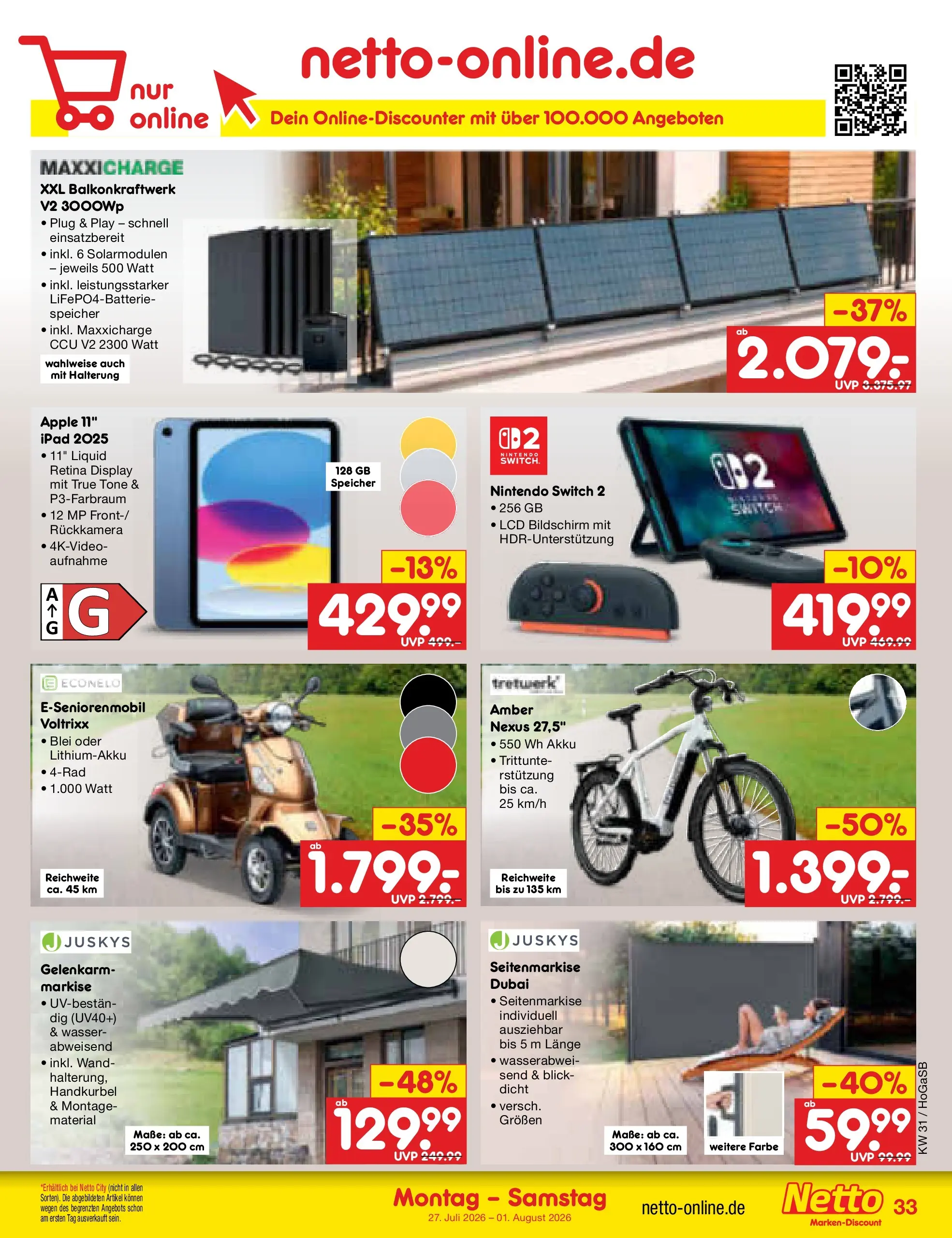 Netto Marken-Discount Prospekt Hannover (ab 27.07.2026) ยป Angebote | Seite: 50 | Produkte: Ipad, Apple, Wasser, Bildschirm Netto Marken-Discount Prospekt Hannover (ab 27.07.2026) ยป Angebote | Seite: 50 | Produkte: Ipad, Apple, Wasser, Bildschirm