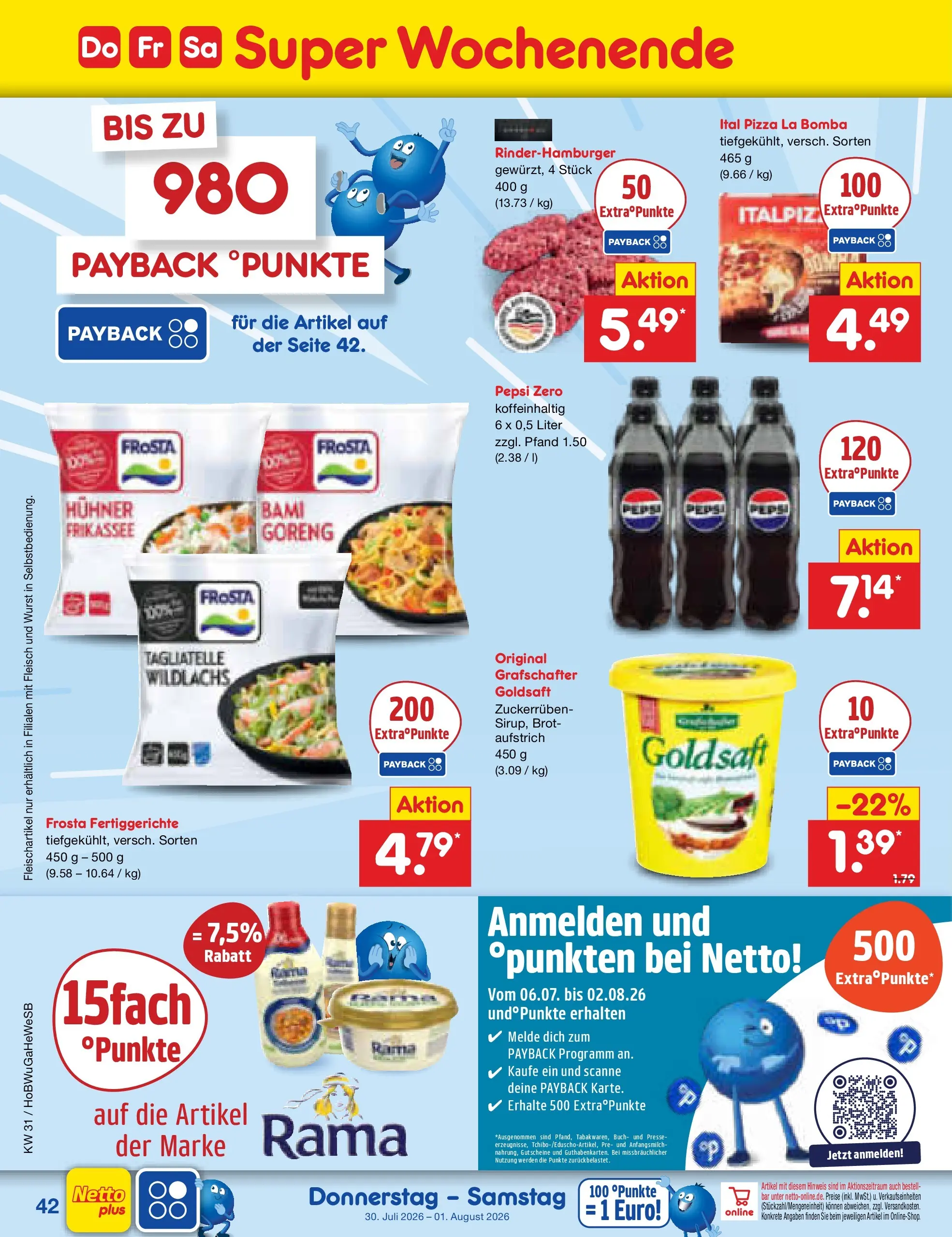 Netto Marken-Discount Prospekt Hannover (ab 27.07.2026) ยป Angebote | Seite: 61 | Produkte: Rama, Fertiggerichte, Wurst, Pizza Netto Marken-Discount Prospekt Hannover (ab 27.07.2026) ยป Angebote | Seite: 61 | Produkte: Rama, Fertiggerichte, Wurst, Pizza