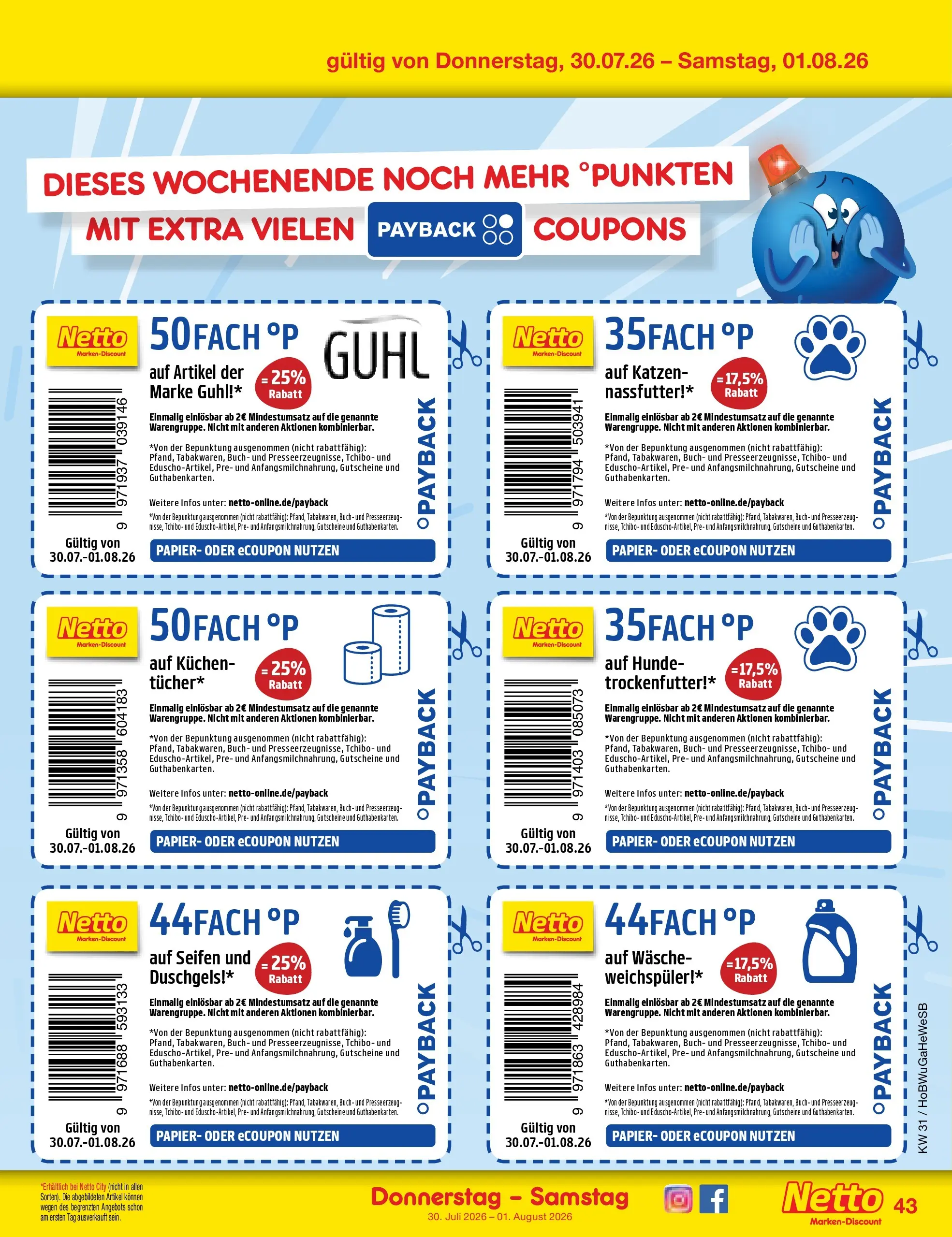 Netto Marken-Discount Prospekt Hannover (ab 27.07.2026) ยป Angebote | Seite: 62 | Produkte: Weichspรผler, Kuchen Netto Marken-Discount Prospekt Hannover (ab 27.07.2026) ยป Angebote | Seite: 62 | Produkte: Weichspรผler, Kuchen