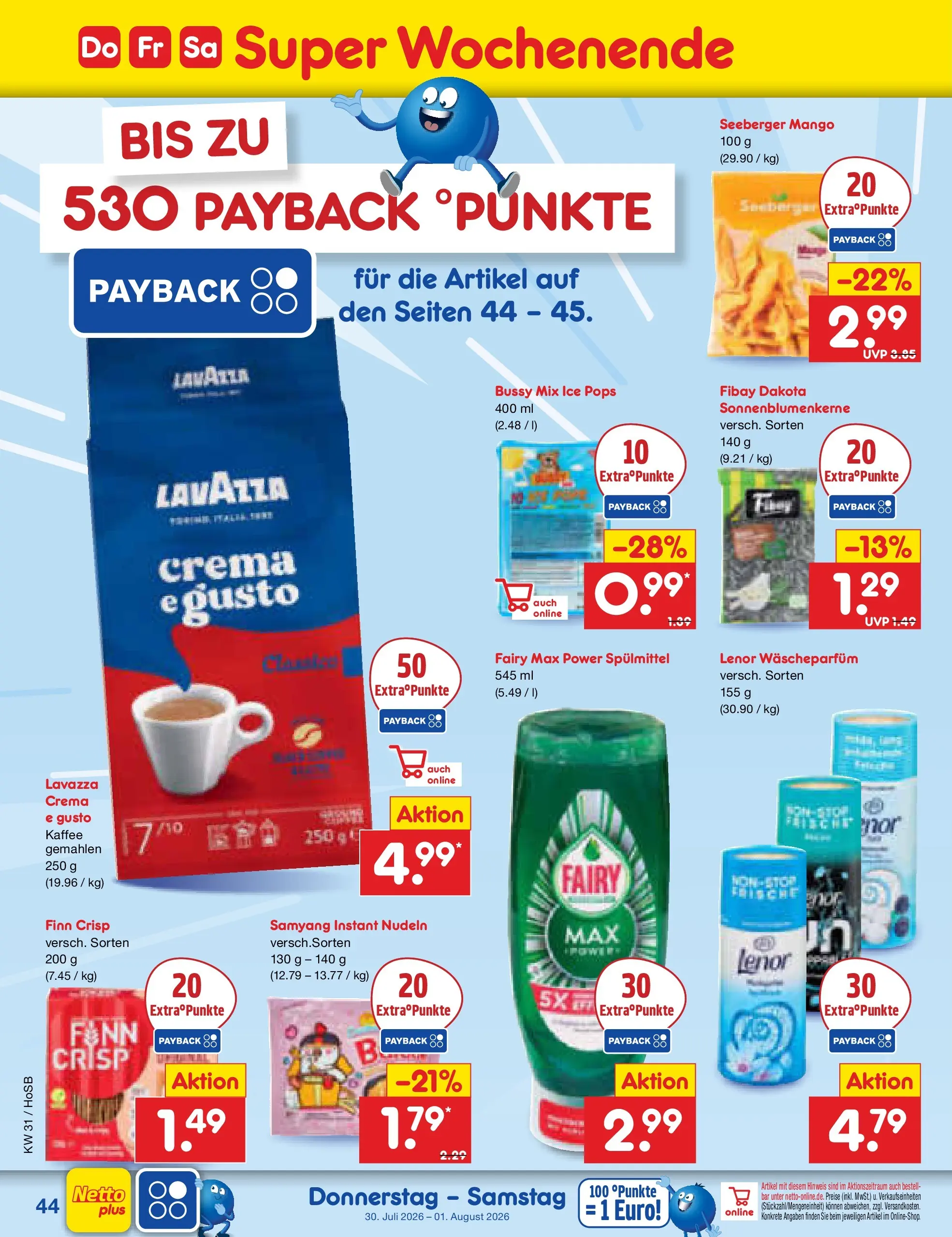 Netto Marken-Discount Prospekt Hannover (ab 27.07.2026) ยป Angebote | Seite: 63 | Produkte: Lenor, Lavazza, Kaffee, Mango Netto Marken-Discount Prospekt Hannover (ab 27.07.2026) ยป Angebote | Seite: 63 | Produkte: Lenor, Lavazza, Kaffee, Mango