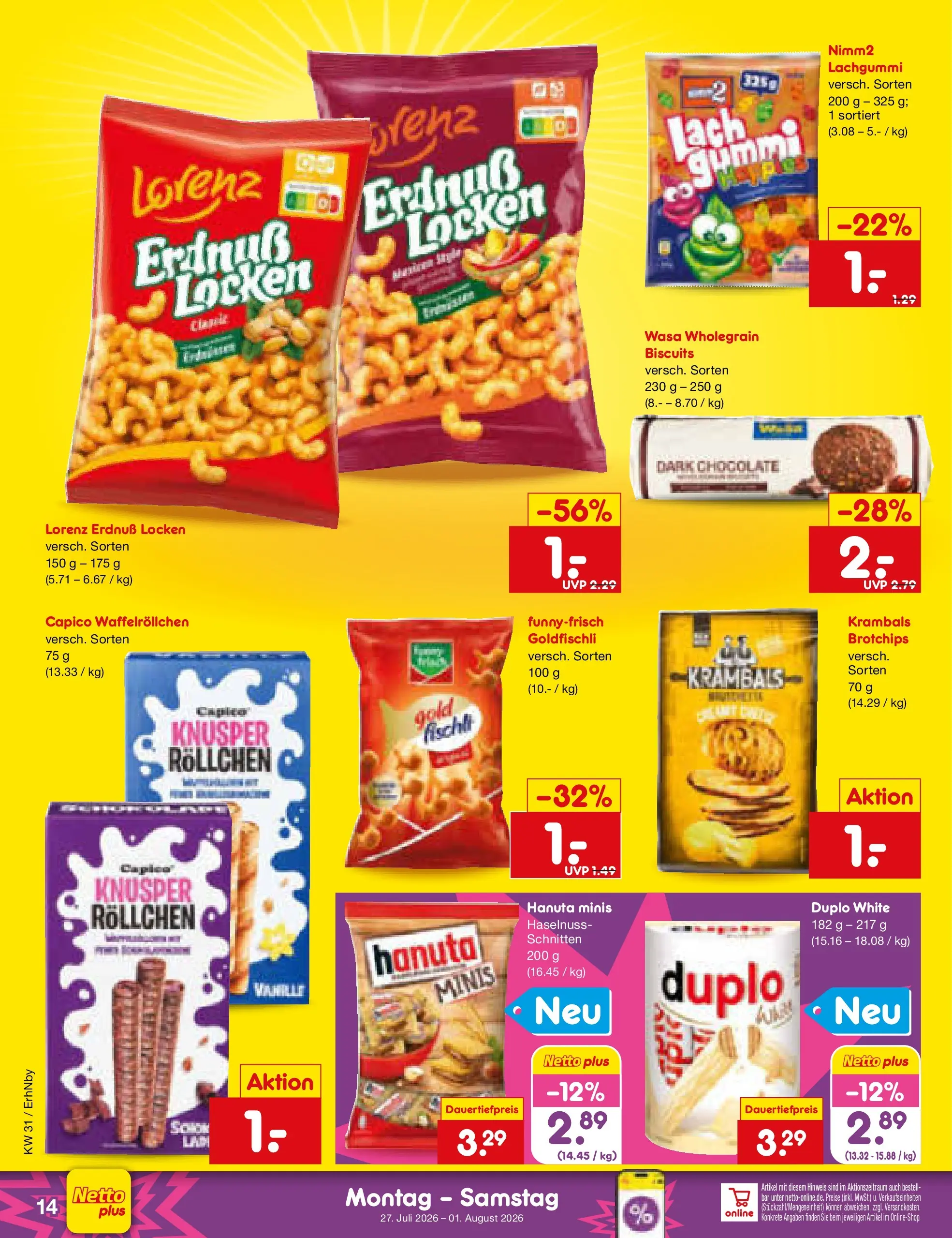 Netto Marken-Discount Prospekt Metten (ab 27.07.2026) » Angebote | Seite: 24