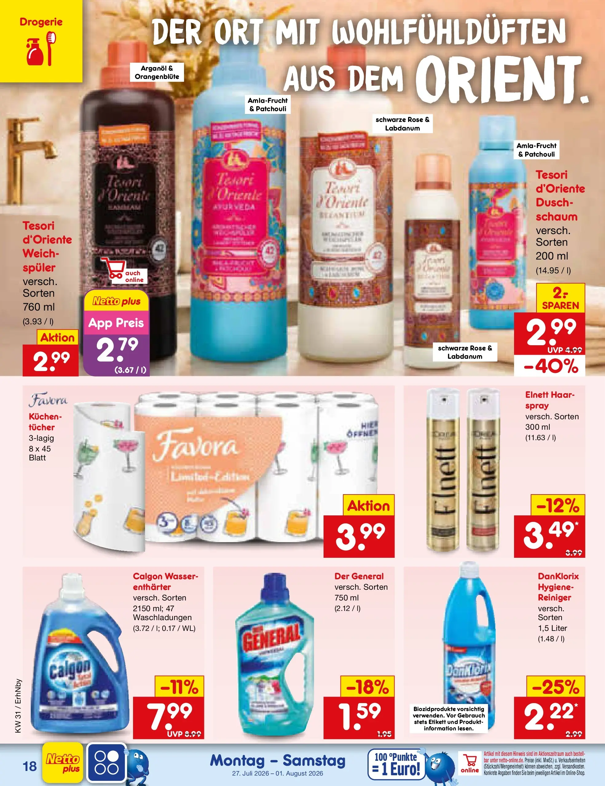 Netto Marken-Discount Prospekt Metten (ab 27.07.2026) » Angebote | Seite: 28 | Produkte: Wasser, Kuchen