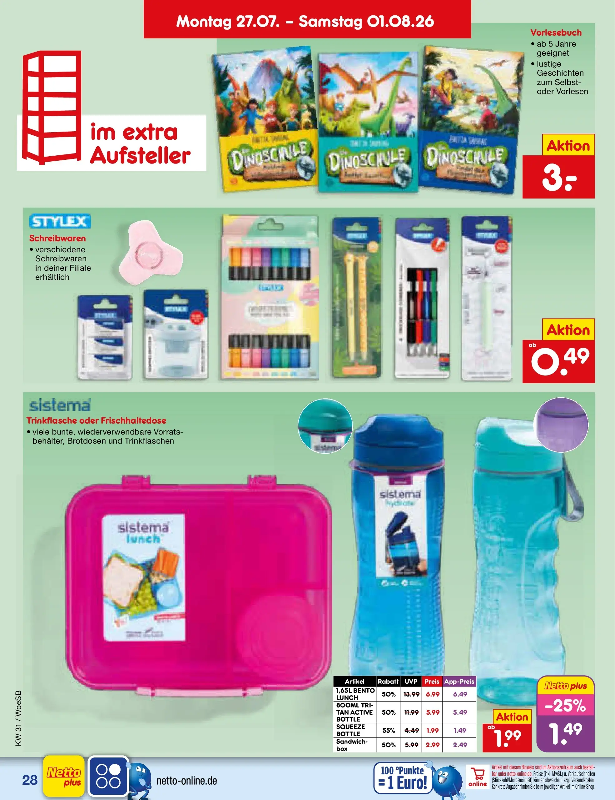 Netto Marken-Discount Prospekt Leonberg (ab 27.07.2026) » Angebote | Seite: 43