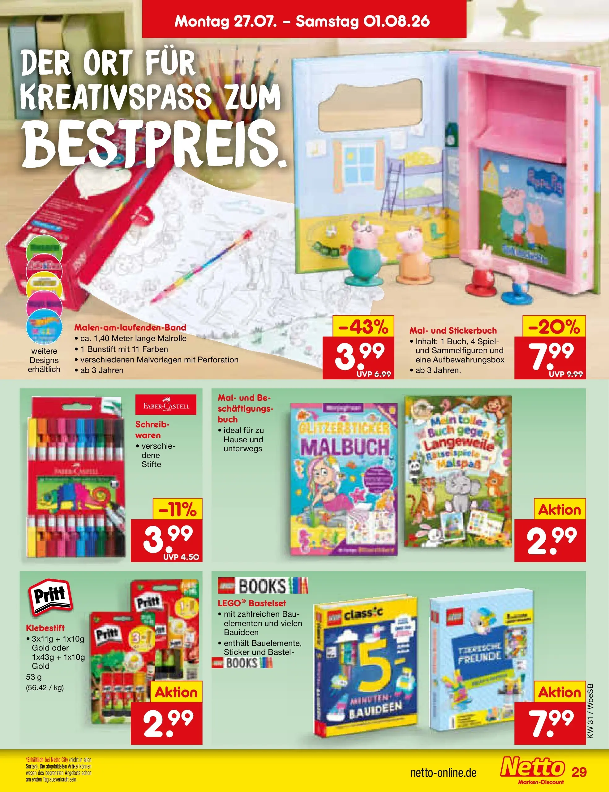 Netto Marken-Discount Prospekt Leonberg (ab 27.07.2026) » Angebote | Seite: 44 | Produkte: Spiel