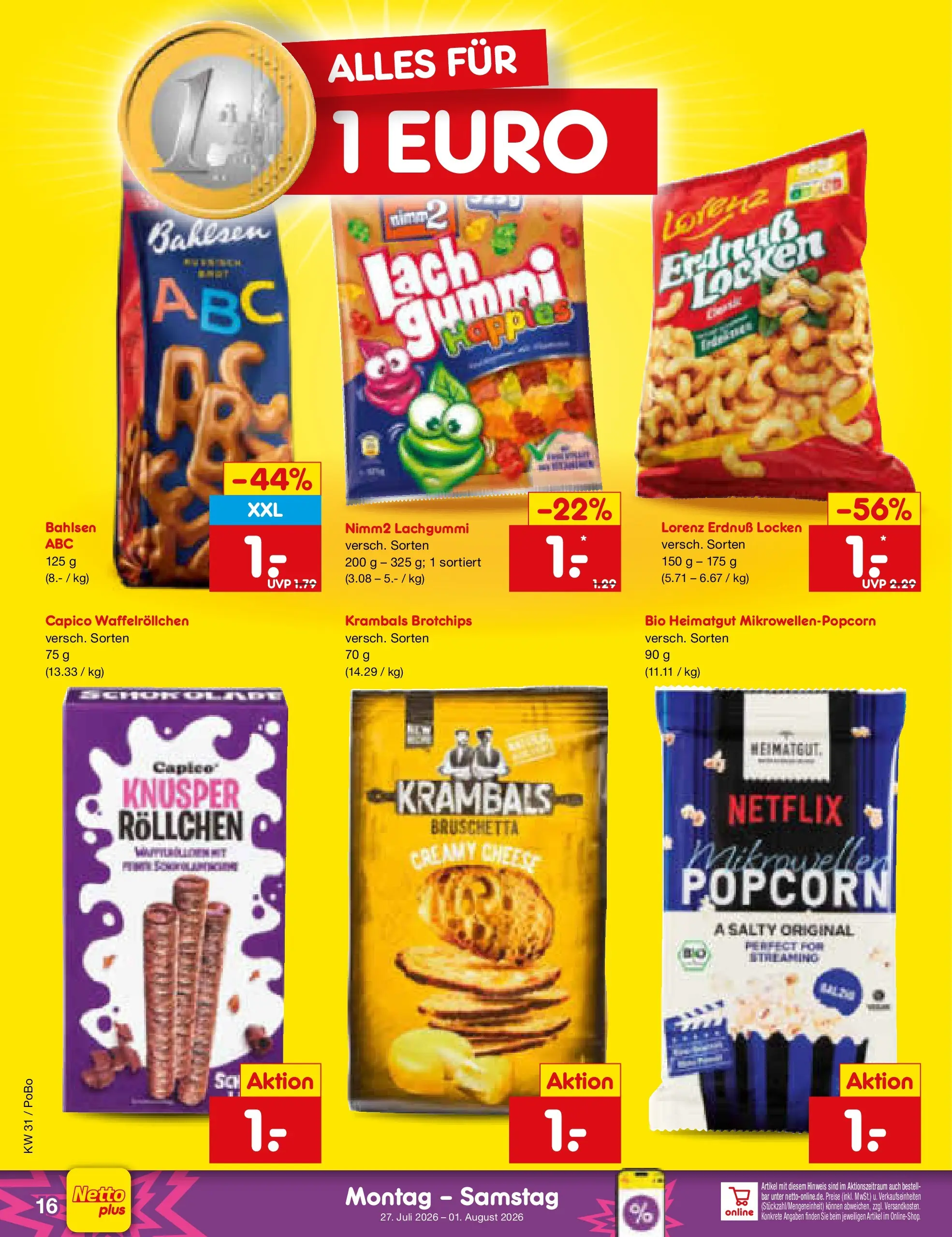 Netto Marken-Discount Prospekt Amberg (ab 27.07.2026) » Angebote | Seite: 26