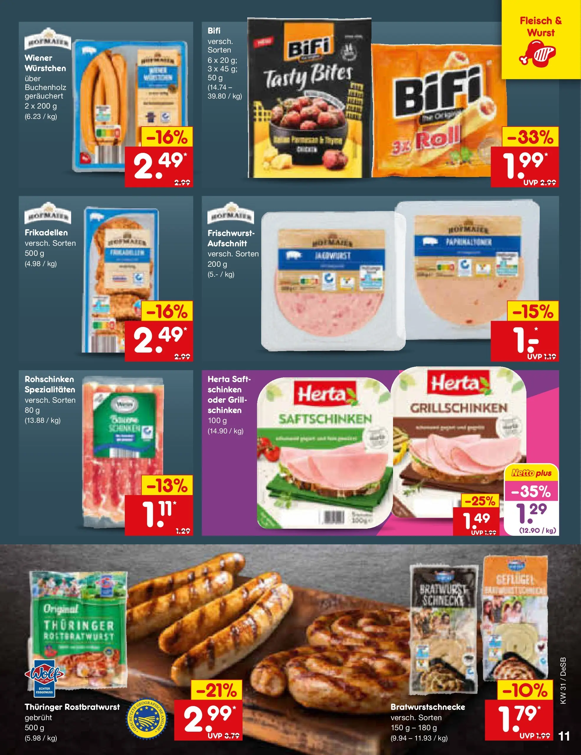 Netto Marken-Discount Prospekt Waiblingen-Bittenfeld (ab 27.07.2026) ยป Angebote | Seite: 17 | Produkte: Grill, Wiener wurstchen, Bifi, Schinken Netto Marken-Discount Prospekt Waiblingen-Bittenfeld (ab 27.07.2026) ยป Angebote | Seite: 17 | Produkte: Grill, Wiener wurstchen, Bifi, Schinken