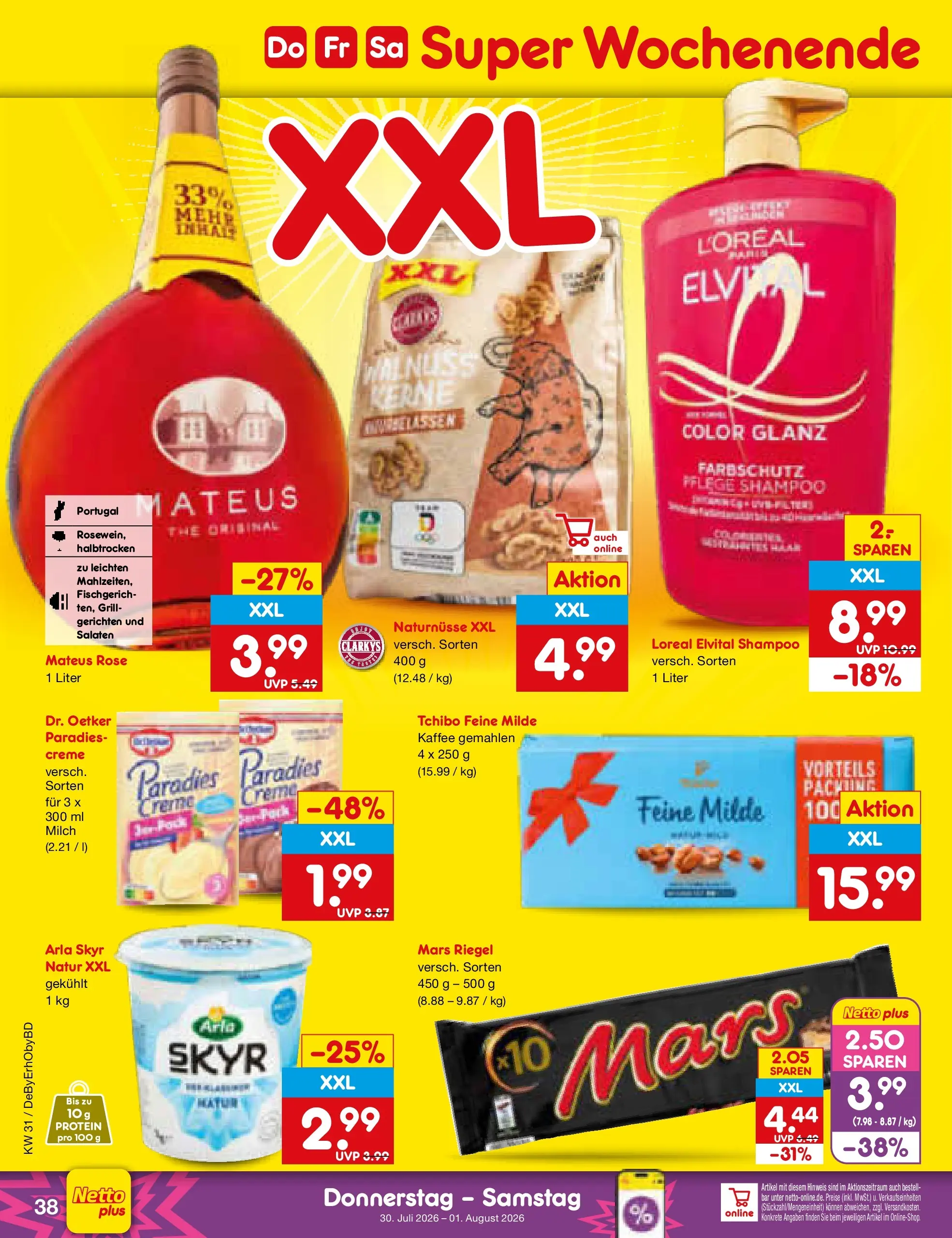 Netto Marken-Discount Prospekt Ergolding (ab 27.07.2026) ยป Angebote | Seite: 55 | Produkte: Grill, Milch, Shampoo, Arla skyr Netto Marken-Discount Prospekt Ergolding (ab 27.07.2026) ยป Angebote | Seite: 55 | Produkte: Grill, Milch, Shampoo, Arla skyr
