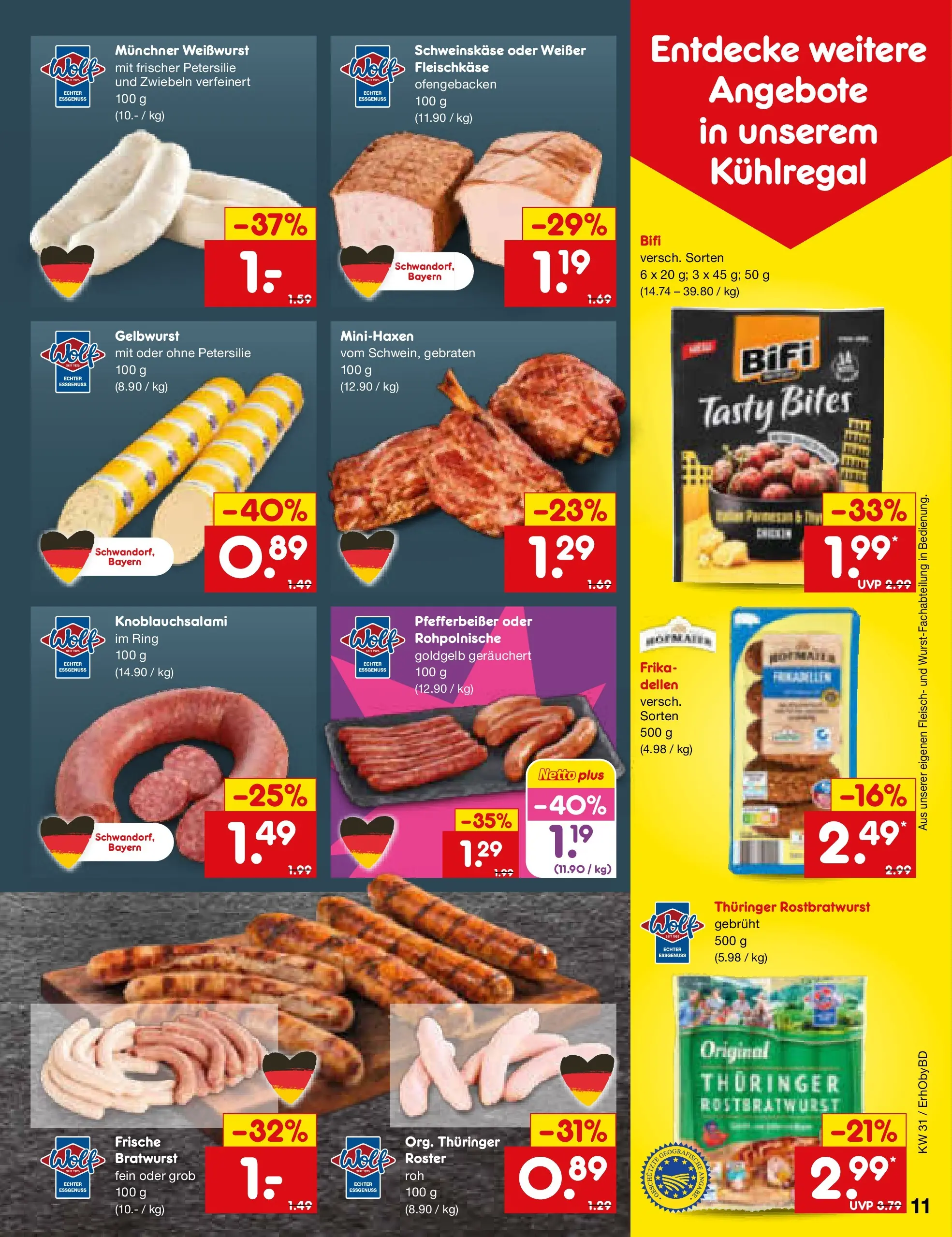 Netto Marken-Discount Prospekt Ergolding (ab 27.07.2026) ยป Angebote | Seite: 17 | Produkte: Bifi, Weiรwurst, Zwiebeln, Fleisch Netto Marken-Discount Prospekt Ergolding (ab 27.07.2026) ยป Angebote | Seite: 17 | Produkte: Bifi, Weiรwurst, Zwiebeln, Fleisch