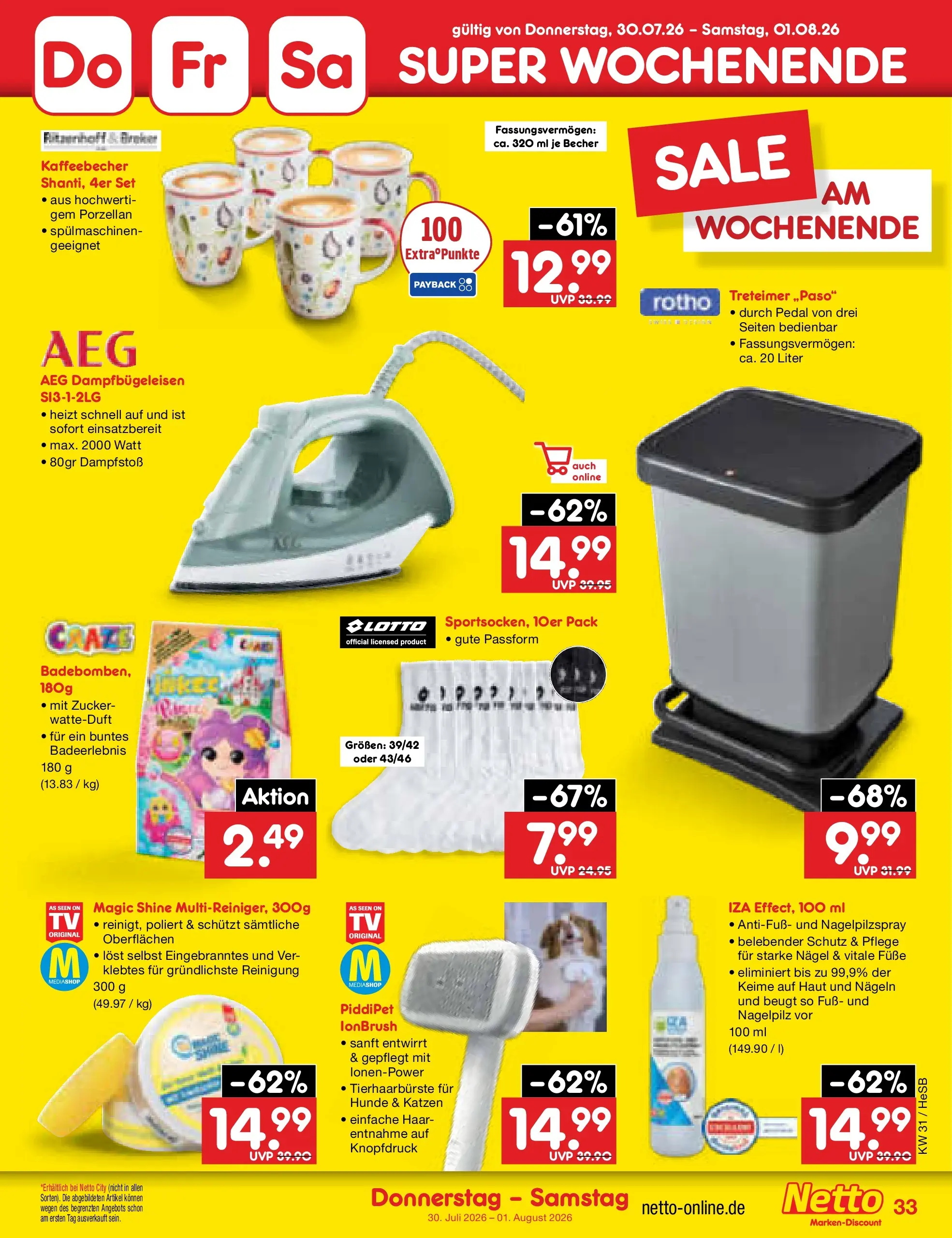 Netto Marken-Discount Prospekt Rostock (ab 27.07.2026) ยป Angebote | Seite: 48 | Produkte: AEG, Zucker Netto Marken-Discount Prospekt Rostock (ab 27.07.2026) ยป Angebote | Seite: 48 | Produkte: AEG, Zucker