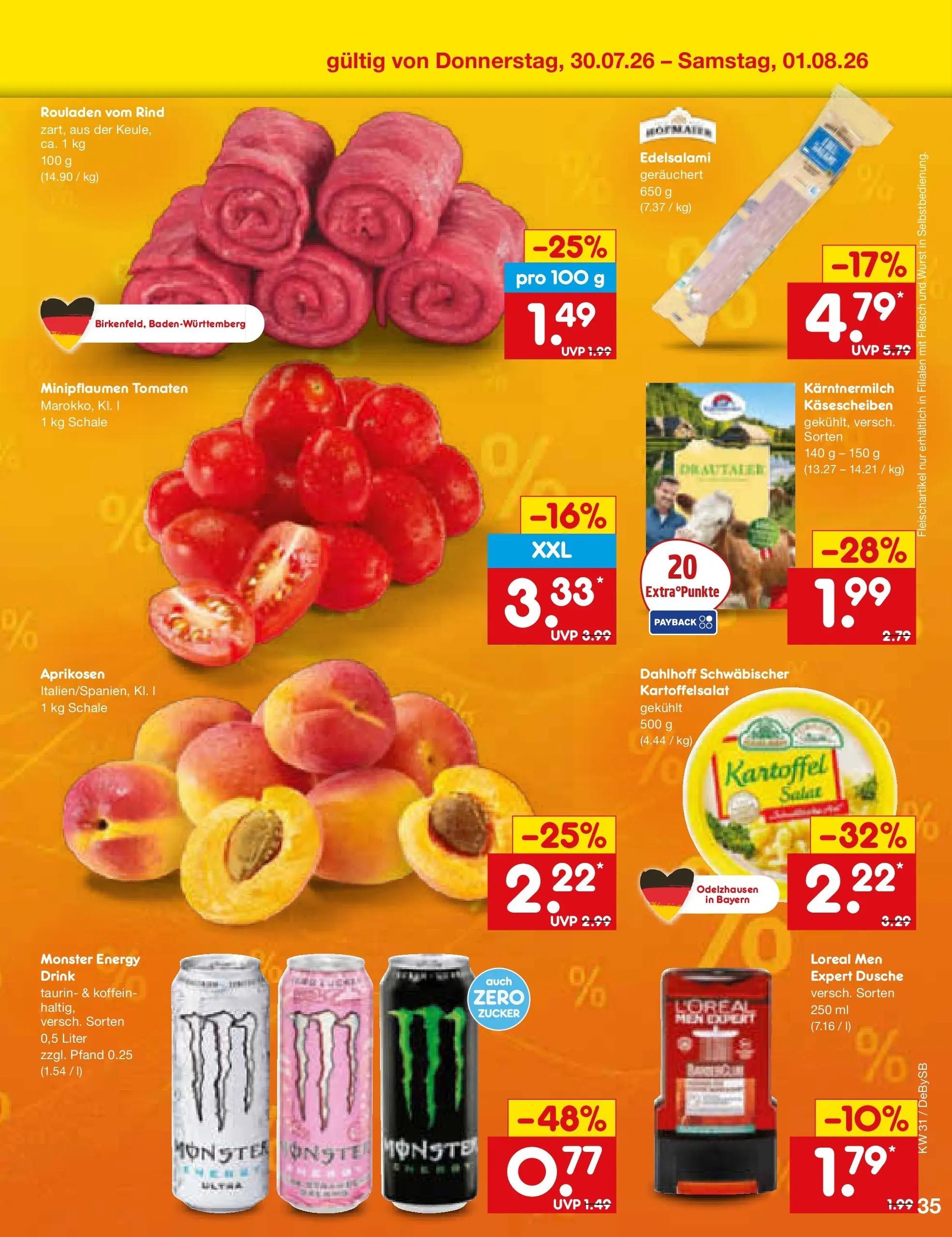 Netto Marken-Discount Prospekt Stuttgart (ab 27.07.2026) ยป Angebote | Seite: 52 | Produkte: Dusche, Monster, Zucker, Wurst Netto Marken-Discount Prospekt Stuttgart (ab 27.07.2026) ยป Angebote | Seite: 52 | Produkte: Dusche, Monster, Zucker, Wurst