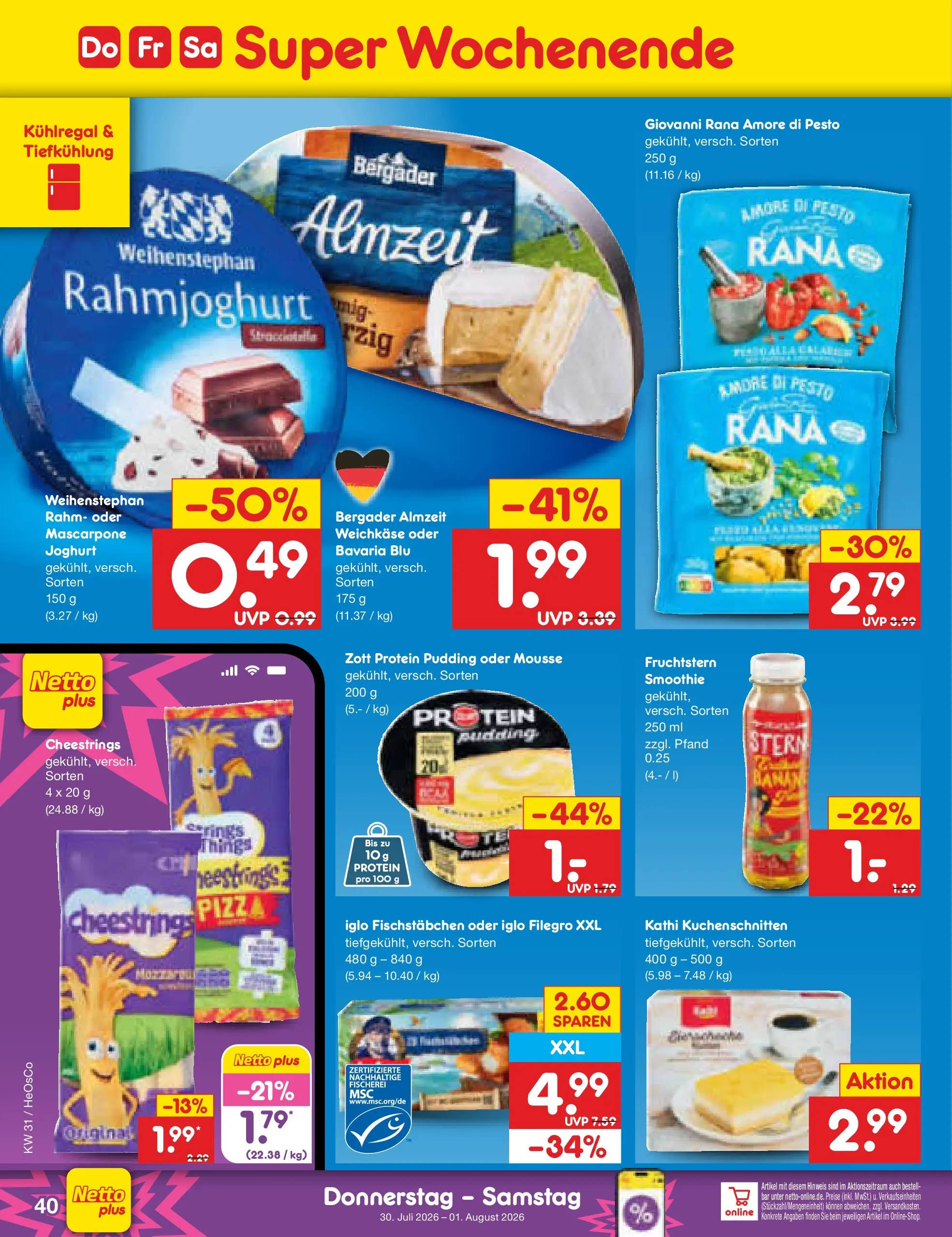 Netto Marken-Discount Prospekt Rostock (ab 27.07.2026) ยป Angebote | Seite: 57 | Produkte: Joghurt, Iglo, Pudding, Fischstabchen Netto Marken-Discount Prospekt Rostock (ab 27.07.2026) ยป Angebote | Seite: 57 | Produkte: Joghurt, Iglo, Pudding, Fischstabchen