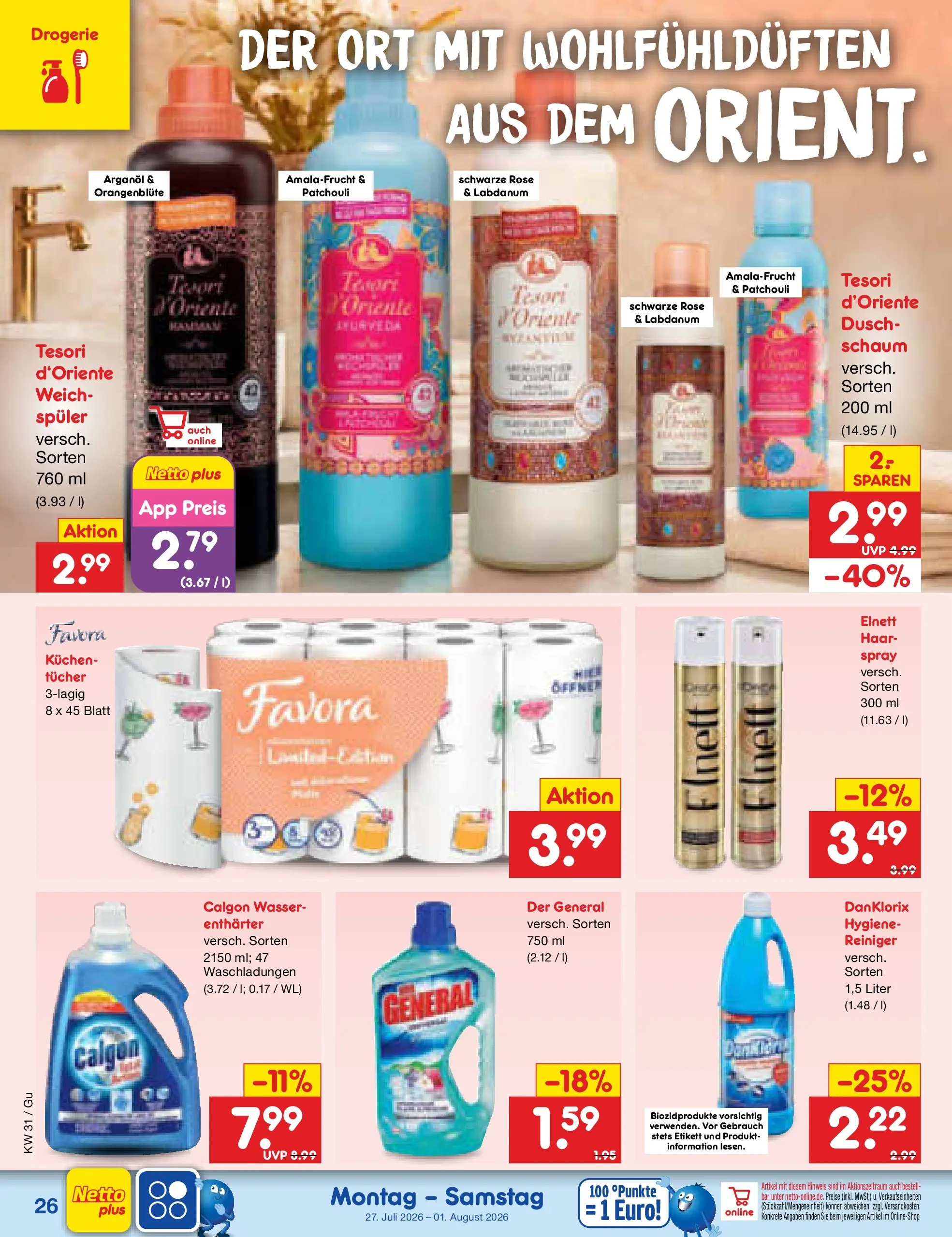 Netto Marken-Discount Prospekt Augustusburg (ab 27.07.2026) ยป Angebote | Seite: 41 | Produkte: Wasser, Kuchen Netto Marken-Discount Prospekt Augustusburg (ab 27.07.2026) ยป Angebote | Seite: 41 | Produkte: Wasser, Kuchen