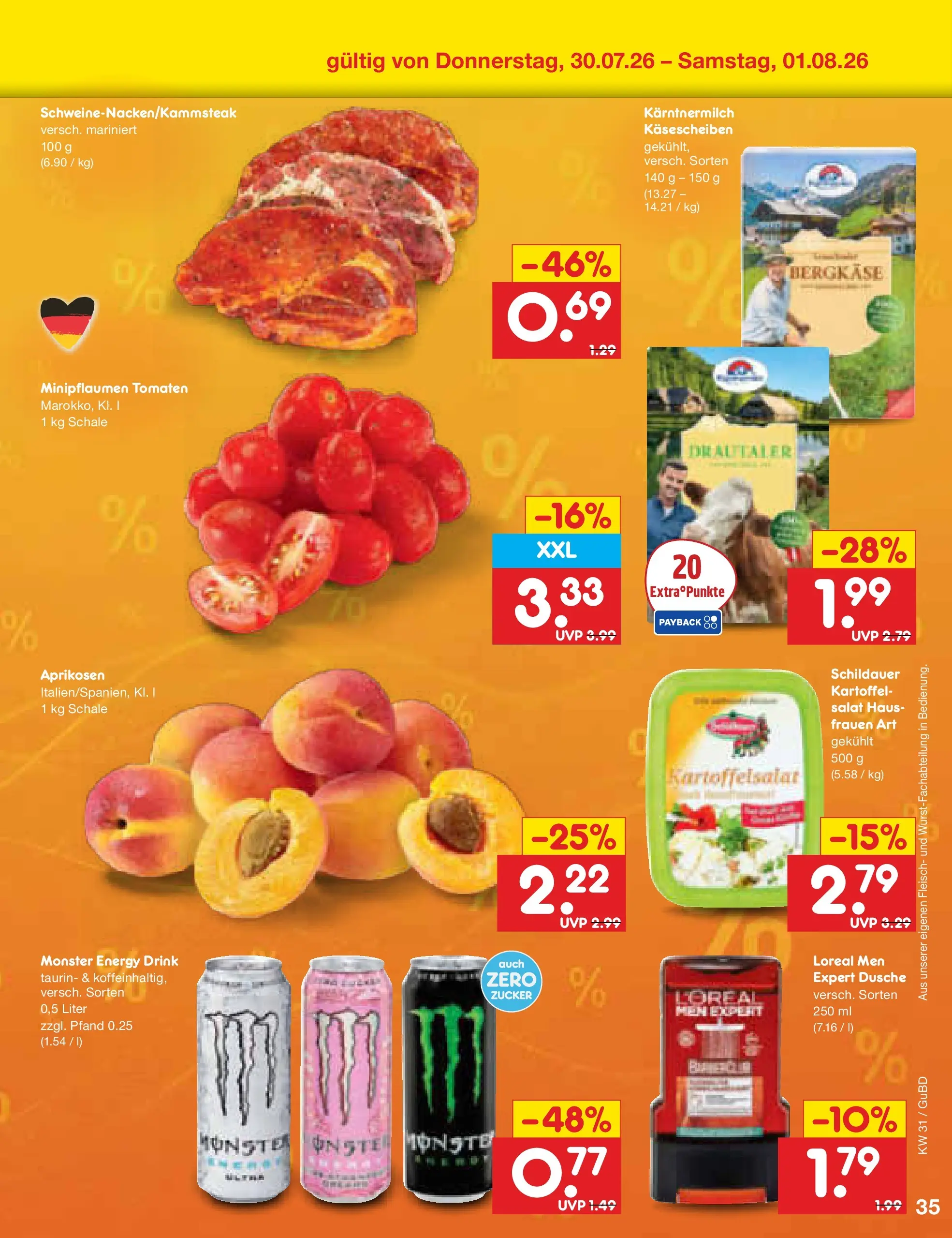 Netto Marken-Discount Prospekt Augustusburg (ab 27.07.2026) ยป Angebote | Seite: 52 | Produkte: Dusche, Tomaten, Monster, Salat Netto Marken-Discount Prospekt Augustusburg (ab 27.07.2026) ยป Angebote | Seite: 52 | Produkte: Dusche, Tomaten, Monster, Salat