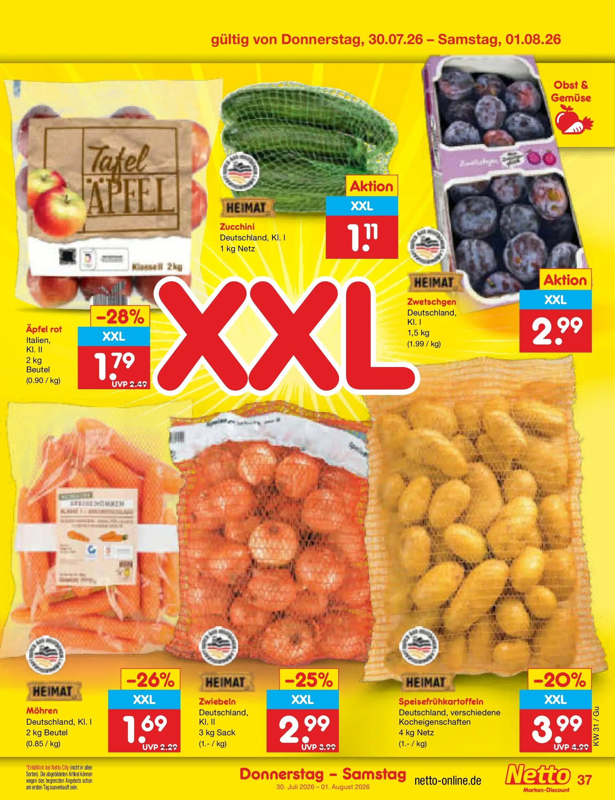 Netto Marken-Discount Prospekt Augustusburg (ab 27.07.2026) ยป Angebote | Seite: 54 | Produkte: Mohren, Gemรผse, Obst, Zucchini Netto Marken-Discount Prospekt Augustusburg (ab 27.07.2026) ยป Angebote | Seite: 54 | Produkte: Mohren, Gemรผse, Obst, Zucchini