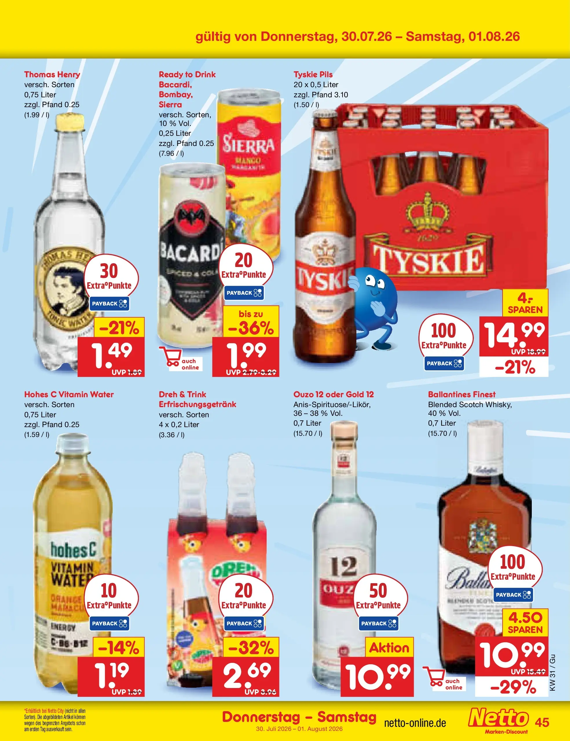 Netto Marken-Discount Prospekt Augustusburg (ab 27.07.2026) ยป Angebote | Seite: 64 | Produkte: Ouzo 12, Tyskie, Ouzo, Hohes c Netto Marken-Discount Prospekt Augustusburg (ab 27.07.2026) ยป Angebote | Seite: 64 | Produkte: Ouzo 12, Tyskie, Ouzo, Hohes c