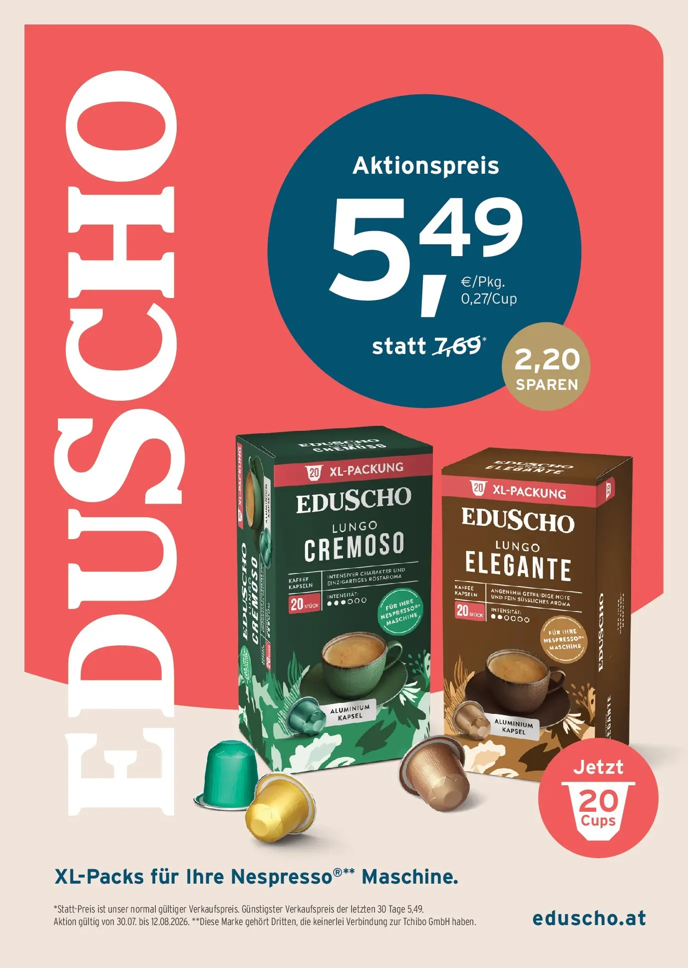 Tchibo Eduscho - Tchibo: Einfach putzig von 30.07.2026 - Aktuelle Angebote | Seite: 26 | Produkte: Kaffee