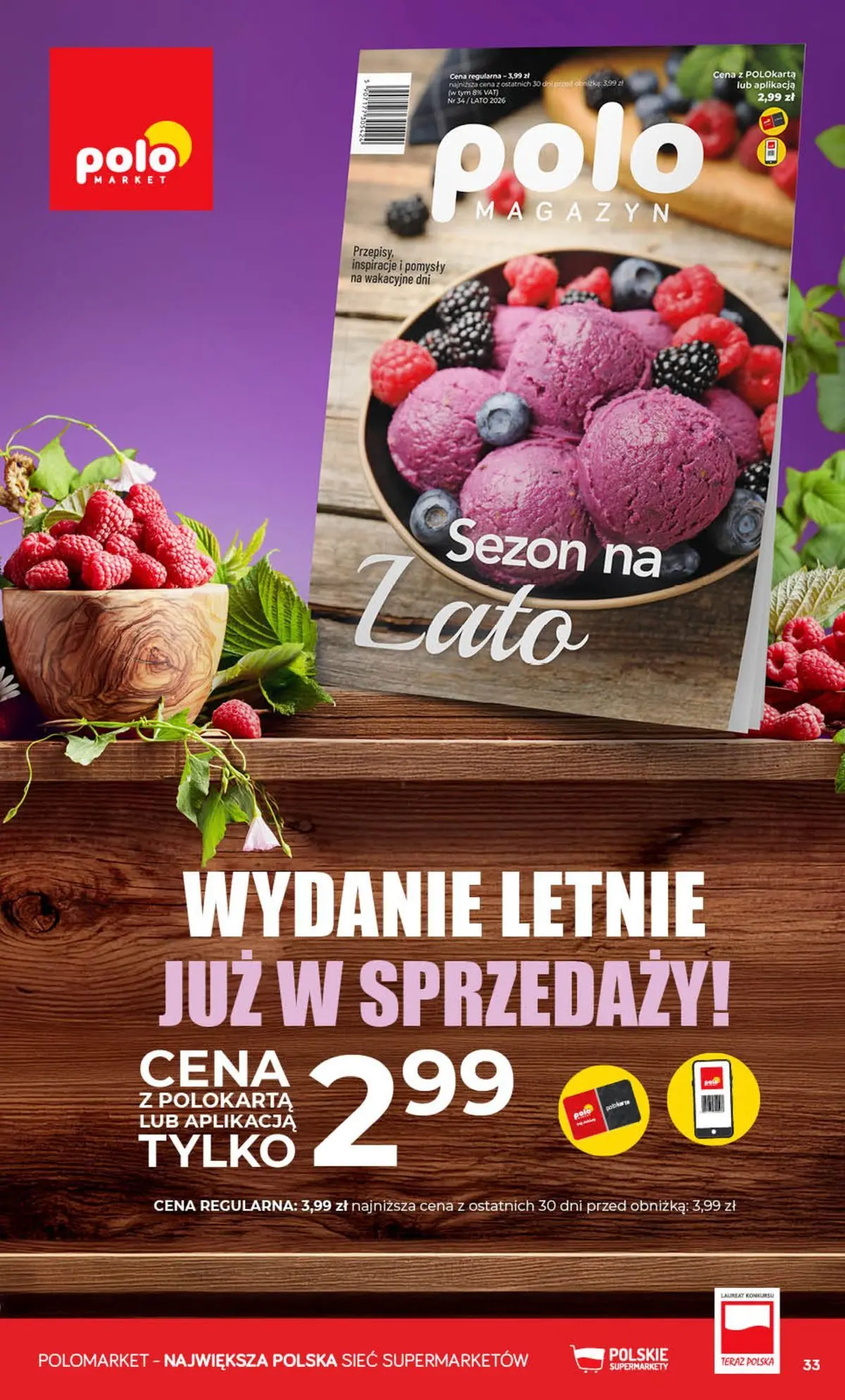 Nowa POLOmarket gazetka od jutra (22.07.2026) | Strona: 33 Nowa POLOmarket gazetka od jutra 22.07.2026 | Strona: 33