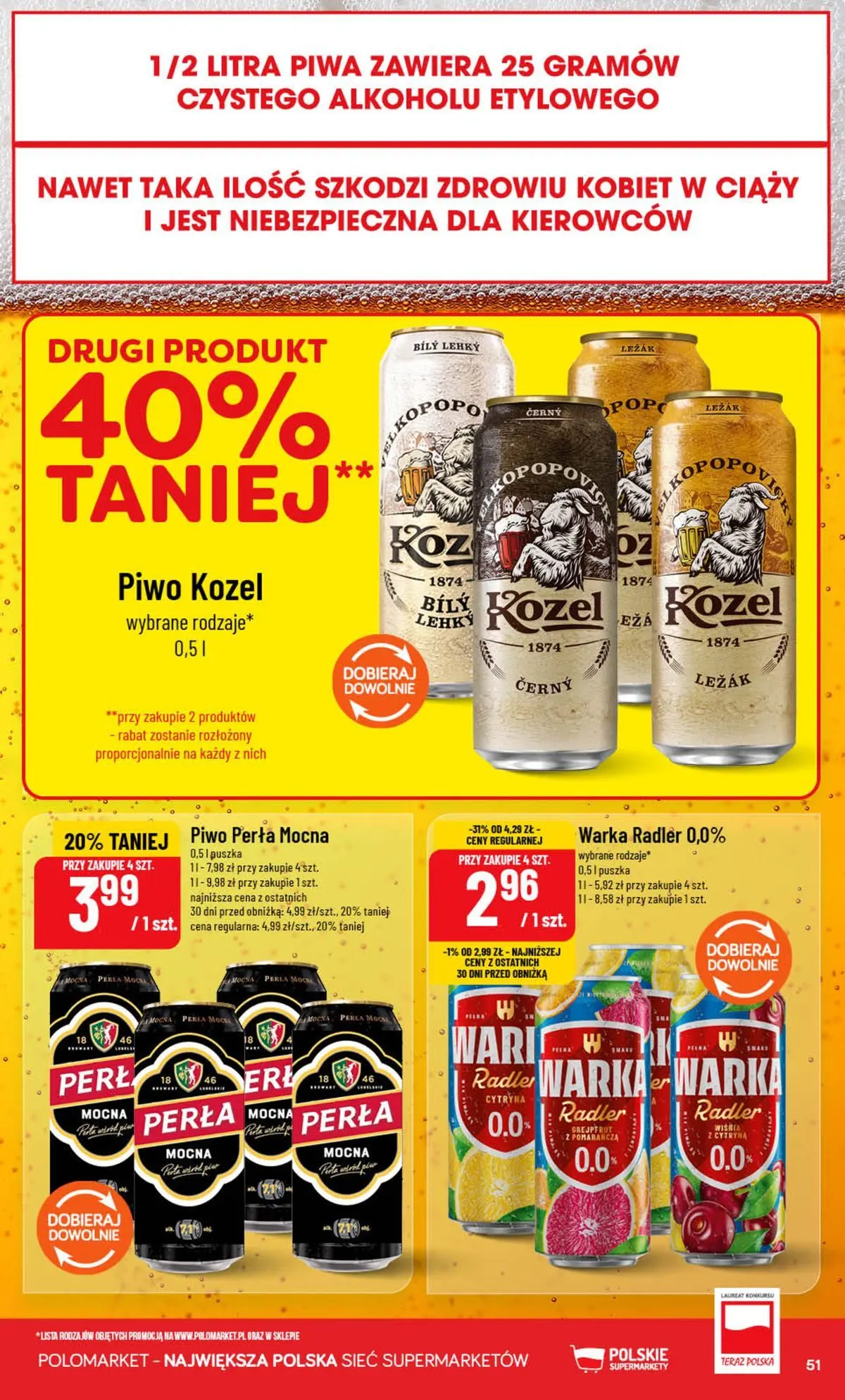 Nowa POLOmarket gazetka od jutra (22.07.2026) | Strona: 51 | Produkty: Cytryna, Warka, Piwo, Grejpfrut Nowa POLOmarket gazetka od jutra 22.07.2026 | Strona: 51 | Produkty: Cytryna, Warka, Piwo, Grejpfrut