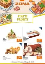 ZONA Piatti pronti - al 02.08.2026