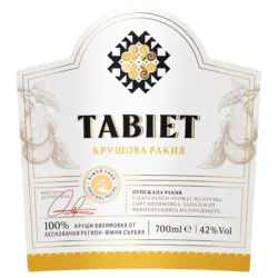 TABIET Крушова ракия 42% vol