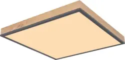 LED-Deckenleuchte Mopi Graphitfarben max. 23,8 Watt Deckenlampe