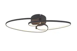 LED-Deckenleuchte Ellu Schwarz max. 24 Watt Deckenlampe