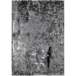 Webteppich 120/170 cm Timeline Quantum Grau, Hellgrau, Dunkelgrau