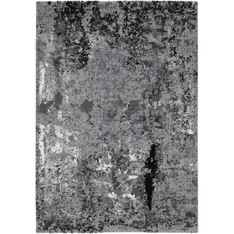 Webteppich 120/170 cm Timeline Quantum Grau, Hellgrau, Dunkelgrau