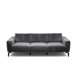 3-Sitzer-Sofa Cosy in Samt Anthrazit
