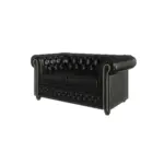XXXLutz Lauterach - Ihr M&ouml;belhaus bei Bregenz Chesterfield-Sofa 2-sitzer Morin Schwarz vegan Leder