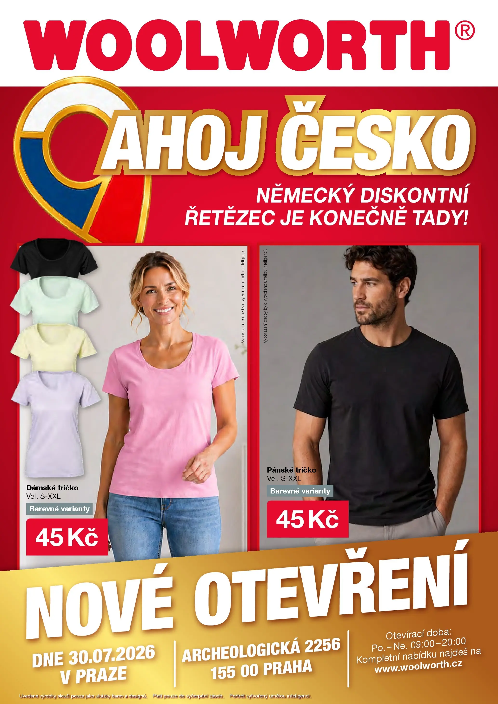 Woolworth - Ahoj Praha! od 29.05.2026 - akční nabídka | Strana: 1 | Produkty: Tričko