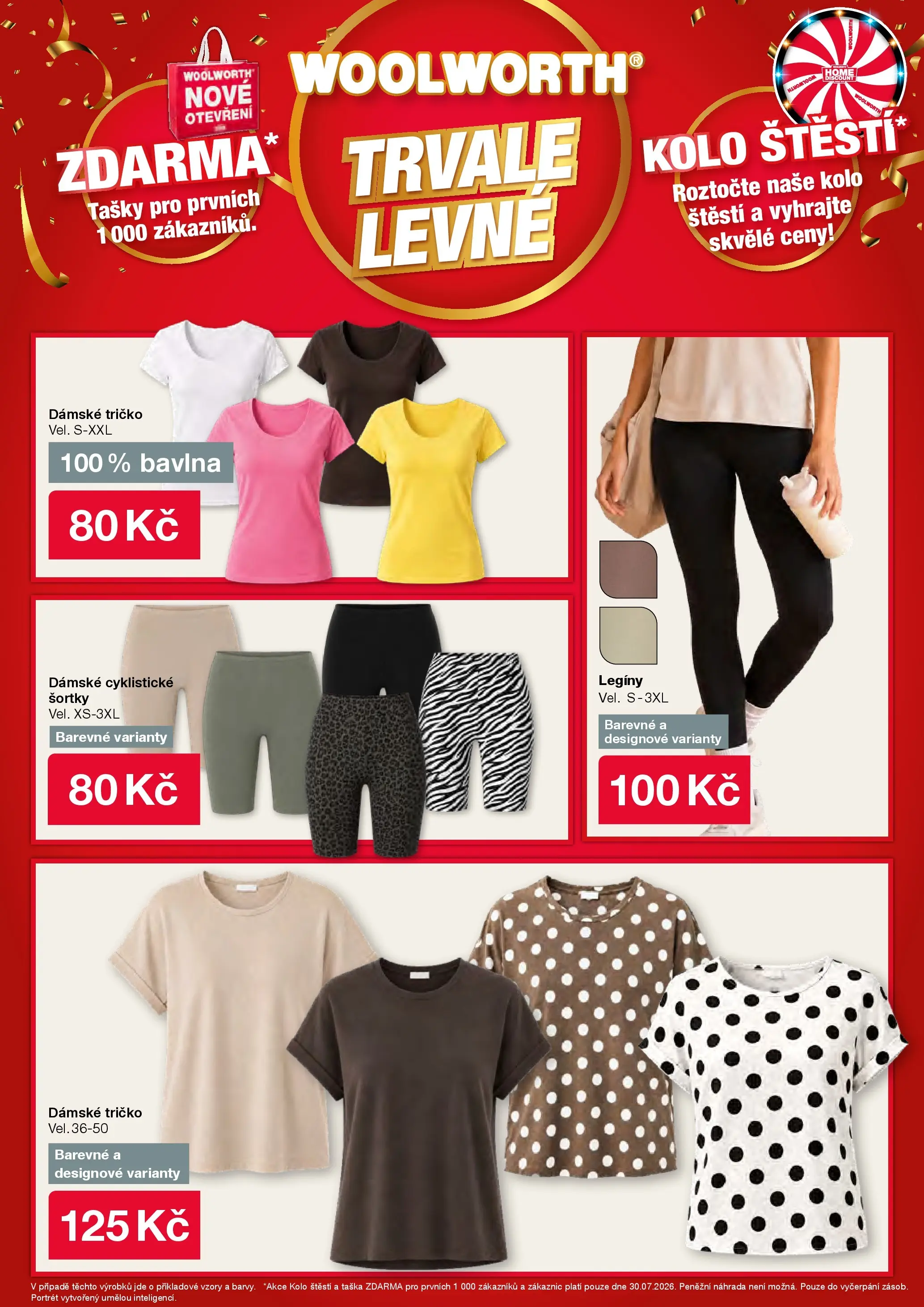 Woolworth - Ahoj Praha! od 29.05.2026 - akční nabídka | Strana: 3 | Produkty: Legíny, Kolo, Taška, Tašky