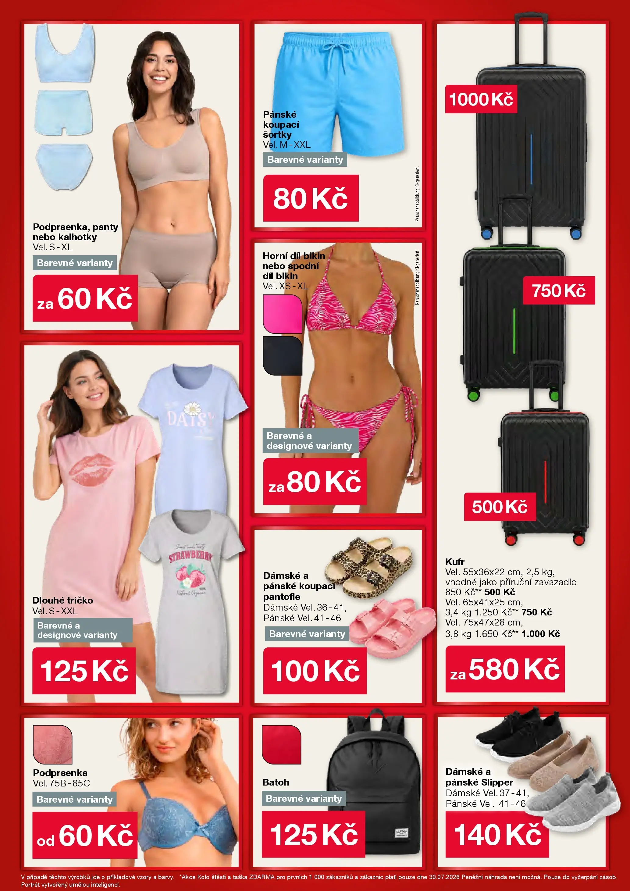 Woolworth - Ahoj Praha! od 29.05.2026 - akční nabídka | Strana: 6 | Produkty: Tričko, Kalhotky, Batoh, Kolo