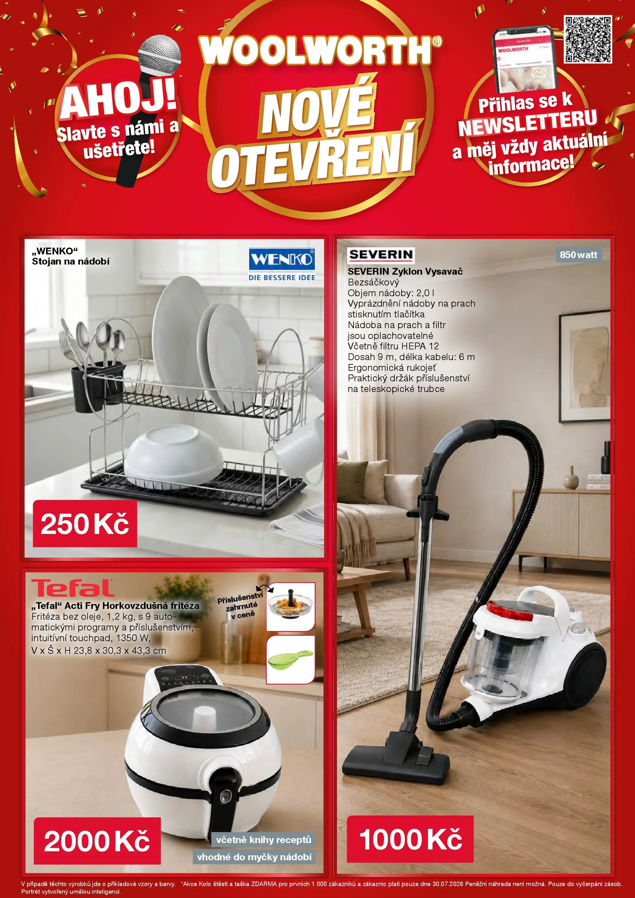 Woolworth - Ahoj Praha! od 29.05.2026 - akční nabídka | Strana: 9 | Produkty: Nádobí, Kolo, Fritéza, Horkovzdušná fritéza