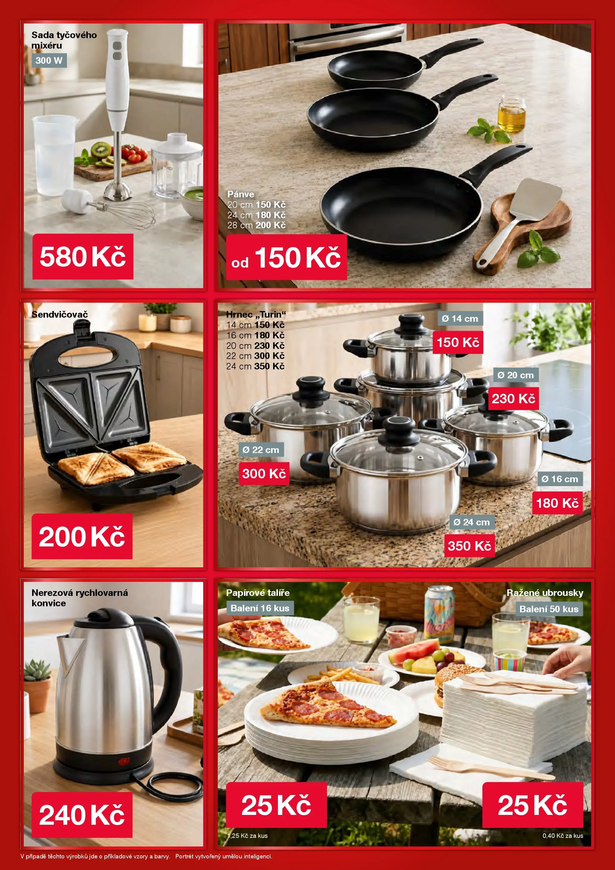 Woolworth - Ahoj Praha! od 29.05.2026 - akční nabídka | Strana: 10 | Produkty: Talíře, Ubrousky, Konvice, Tuřín