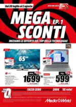 Media World Mega sconti ep.1 - al 02.08.2026