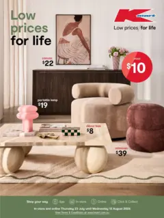 Preview of Kmart August Living - valid from 23/07/2026