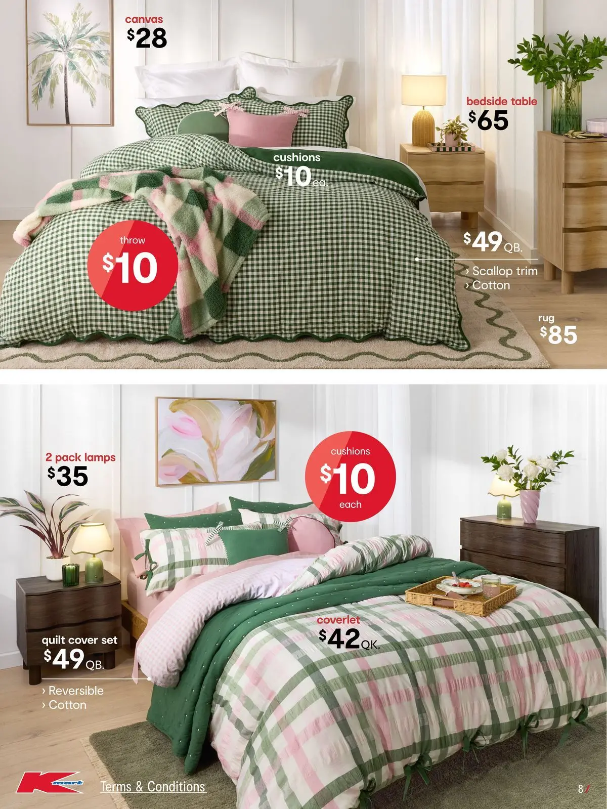 ﻿Kmart catalogue valid from 23/07/2026 > Online Australia | Page: 8 | Products: Bedside table, Table