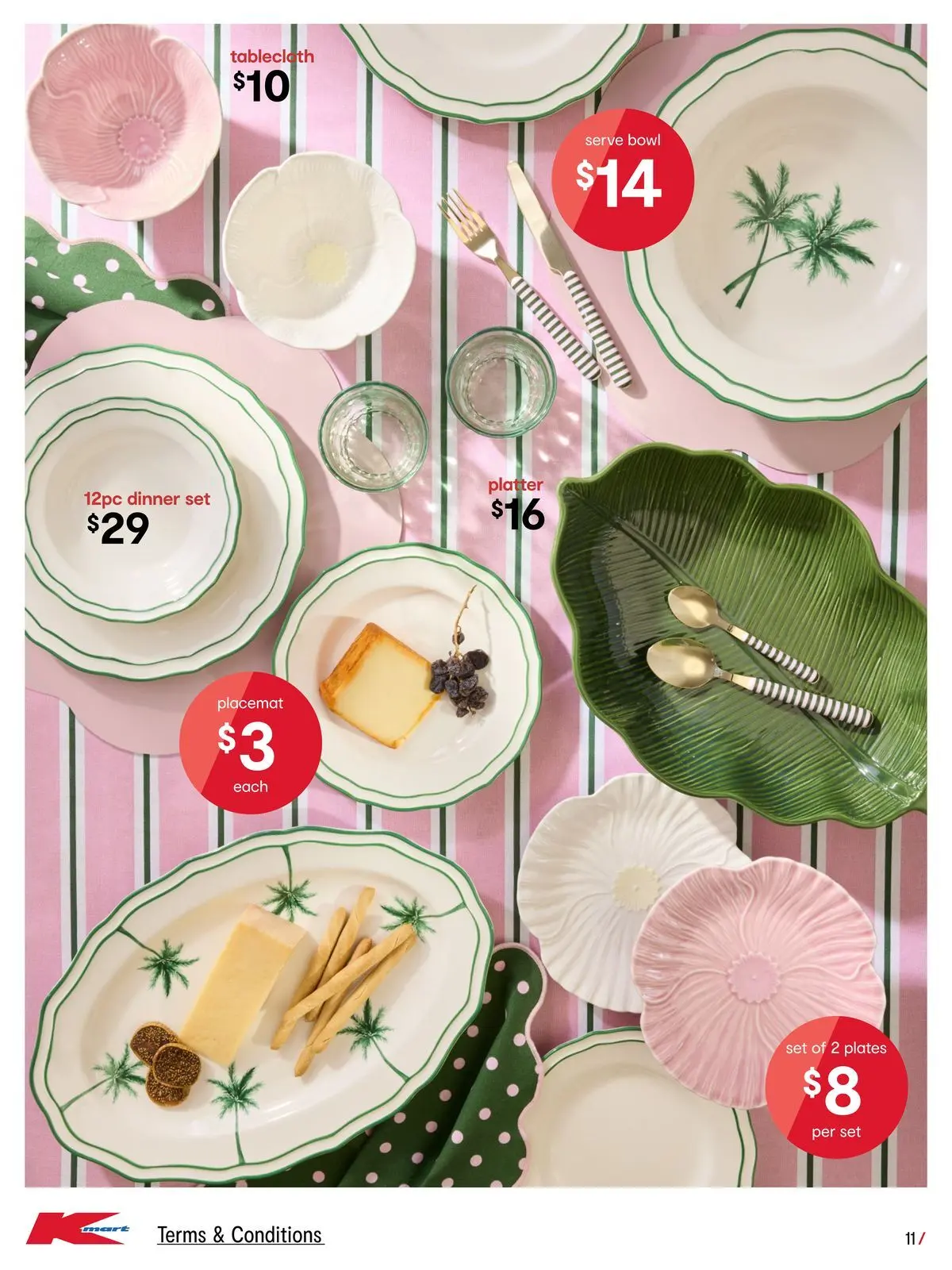 ﻿Kmart catalogue valid from 23/07/2026 > Online Australia | Page: 11 | Products: Dinner set