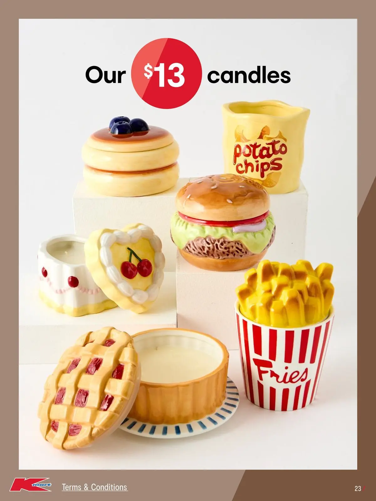 ﻿Kmart catalogue valid from 23/07/2026 > Online Australia | Page: 23 | Products: Chips, Candles