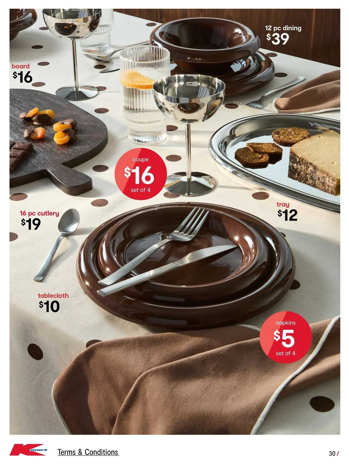 ﻿Kmart catalogue valid from 23/07/2026 > Online Australia | Page: 30 | Products: Cutlery, Napkins, Pc