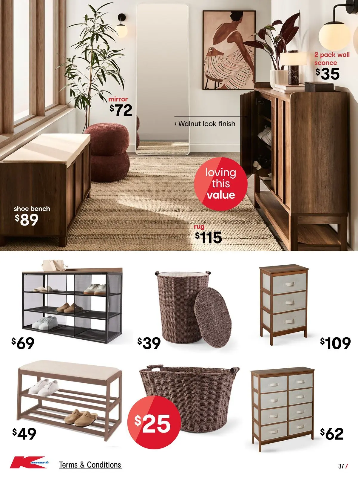﻿Kmart catalogue valid from 23/07/2026 > Online Australia | Page: 37 | Products: Mirror, Bench