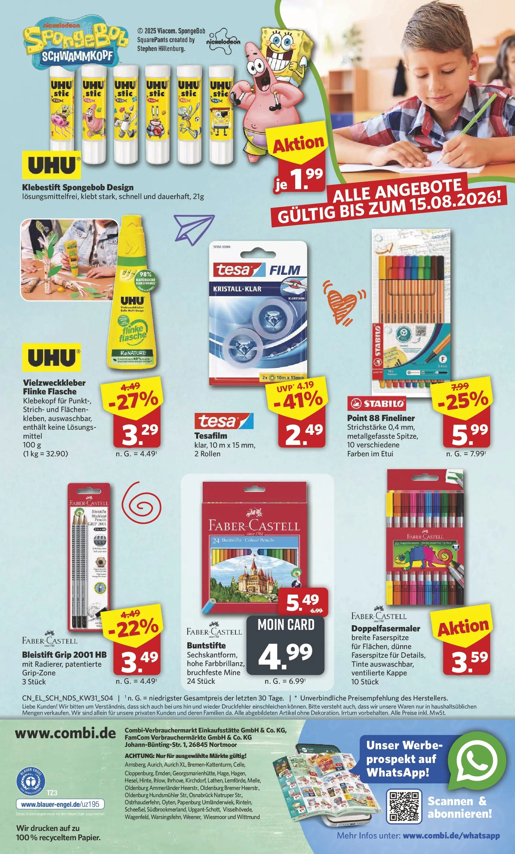 Combi Prospekt Schulanfang (ab 27.07.2026) zum Blättern | Seite: 4 | Produkte: Kappe