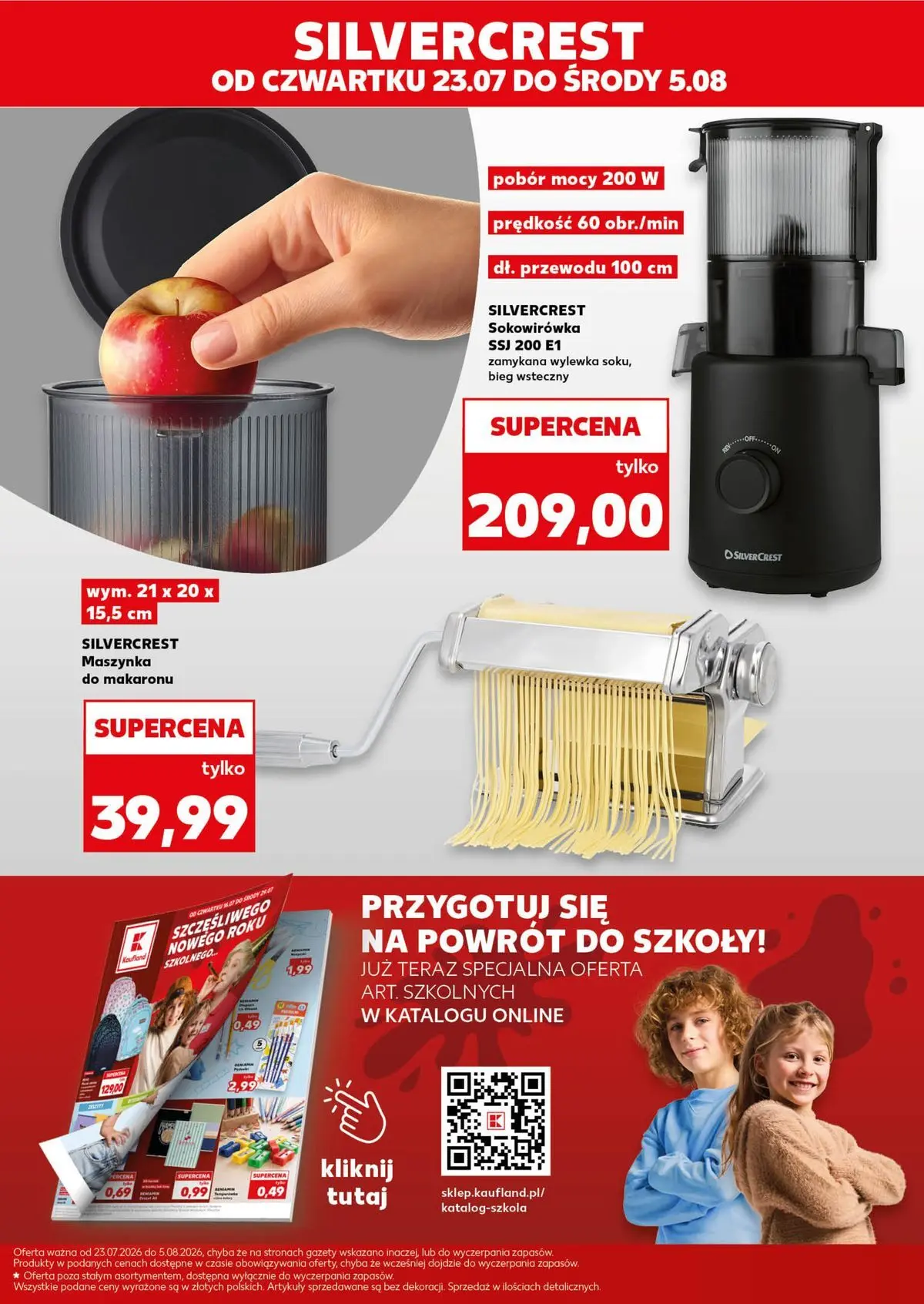Kaufland gazetka - Złap Okazje od 23.07.2026 - od jutra PDF | Strona: 3 | Produkty: Sokowirówka