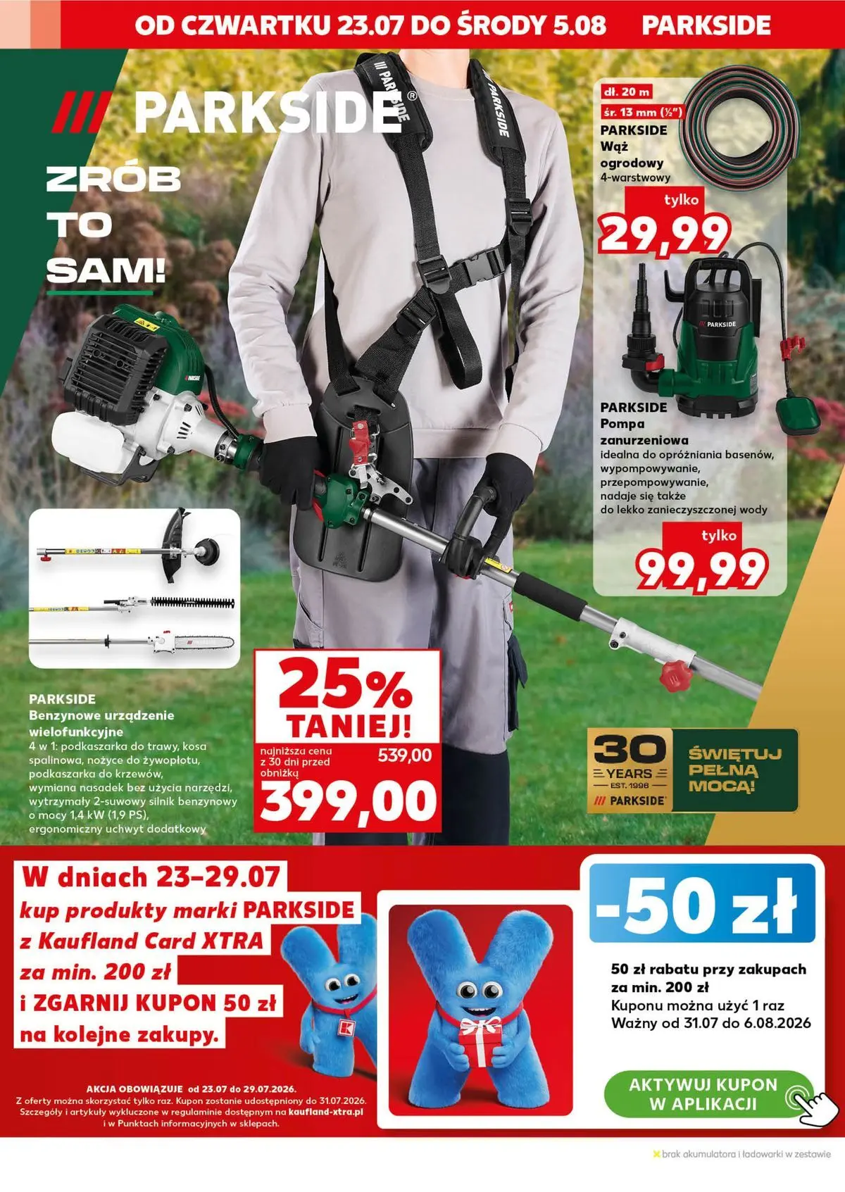 Kaufland gazetka - Złap Okazje od 23.07.2026 - od jutra PDF | Strona: 10 | Produkty: Wąż ogrodowy
