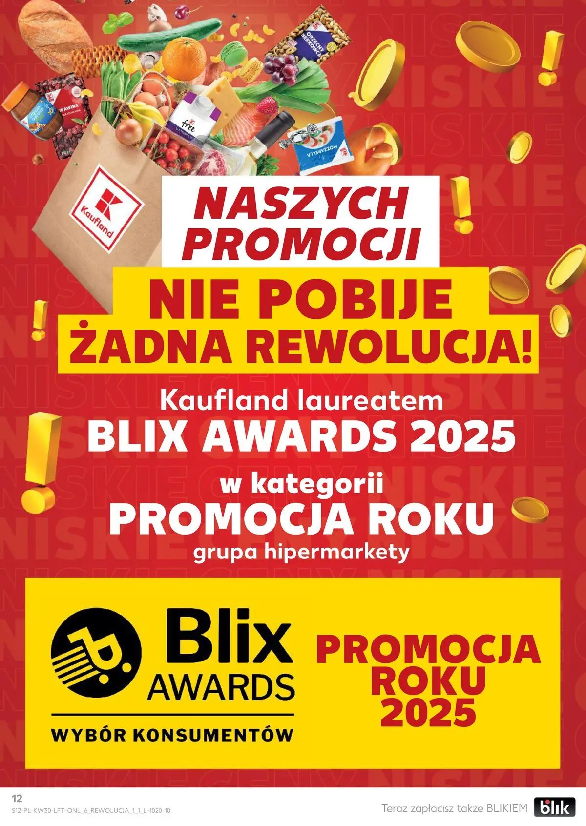 Kaufland gazetka od 23.07.2026 - od jutra PDF | Strona: 12 | Produkty: Krakersy, Mleko, Mozzarella, Orzechy