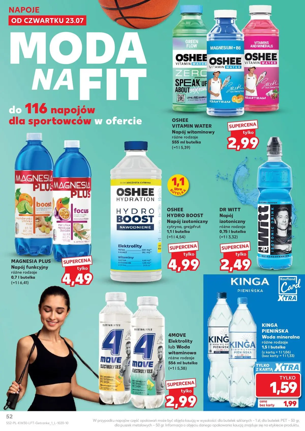 Kaufland gazetka od 23.07.2026 - od jutra PDF | Strona: 52 | Produkty: Cytryna, Karta, Grejpfrut, Woda