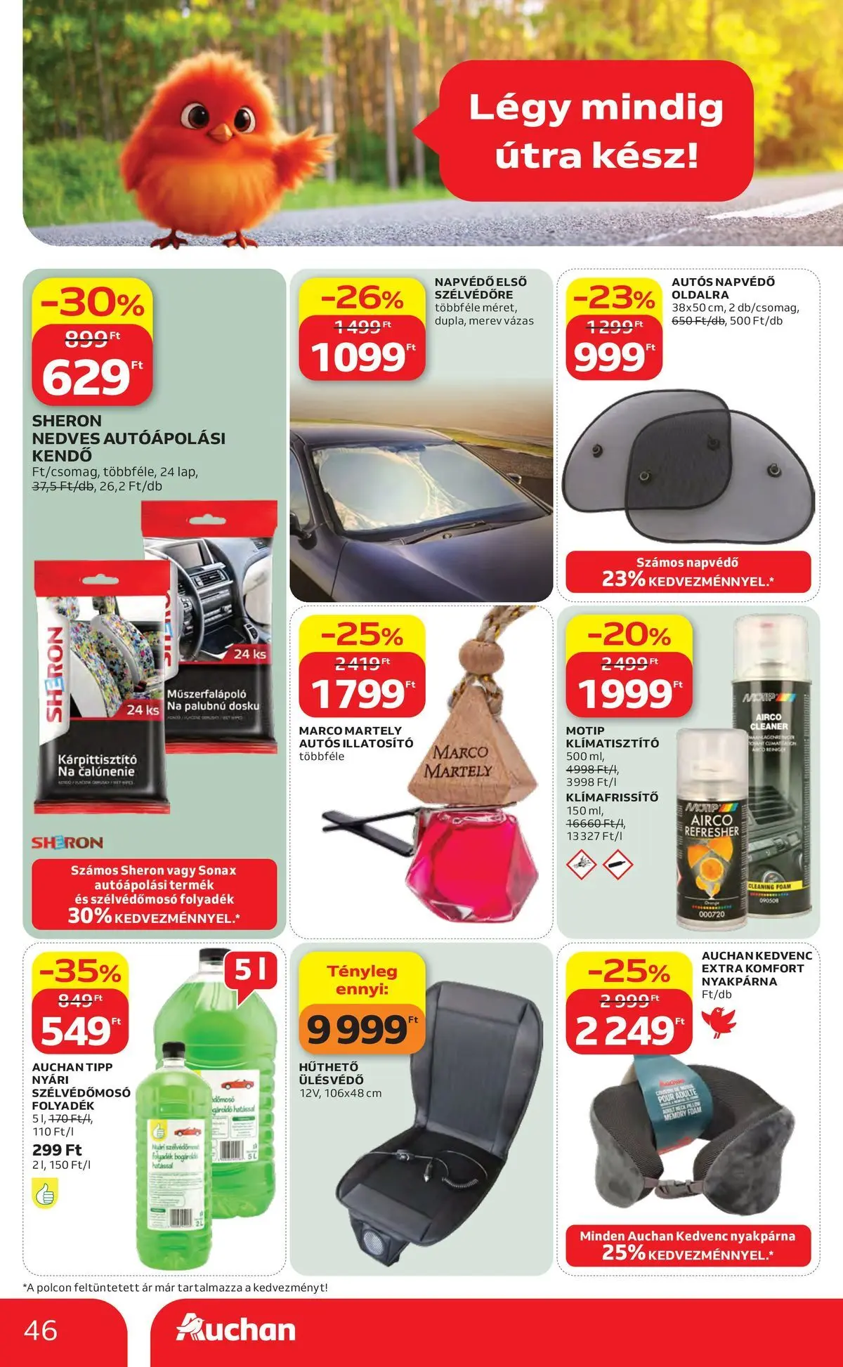 Auchan akciós újság Miskolc - 2026.07.23. -tól/töl > akció, lapozható szórólap 🛍️ | Oldal: 46 | Termékek: Kendő