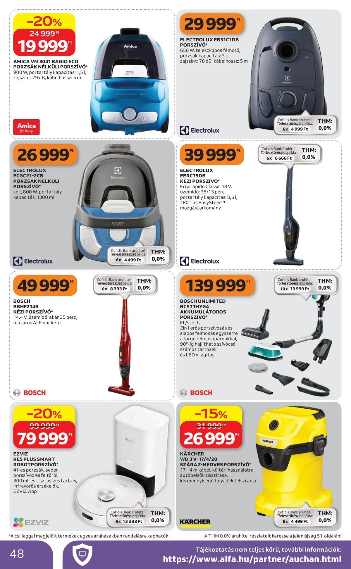Auchan akciós újság Miskolc - 2026.07.23. -tól/töl > akció, lapozható szórólap 🛍️ | Oldal: 48 | Termékek: Kefe